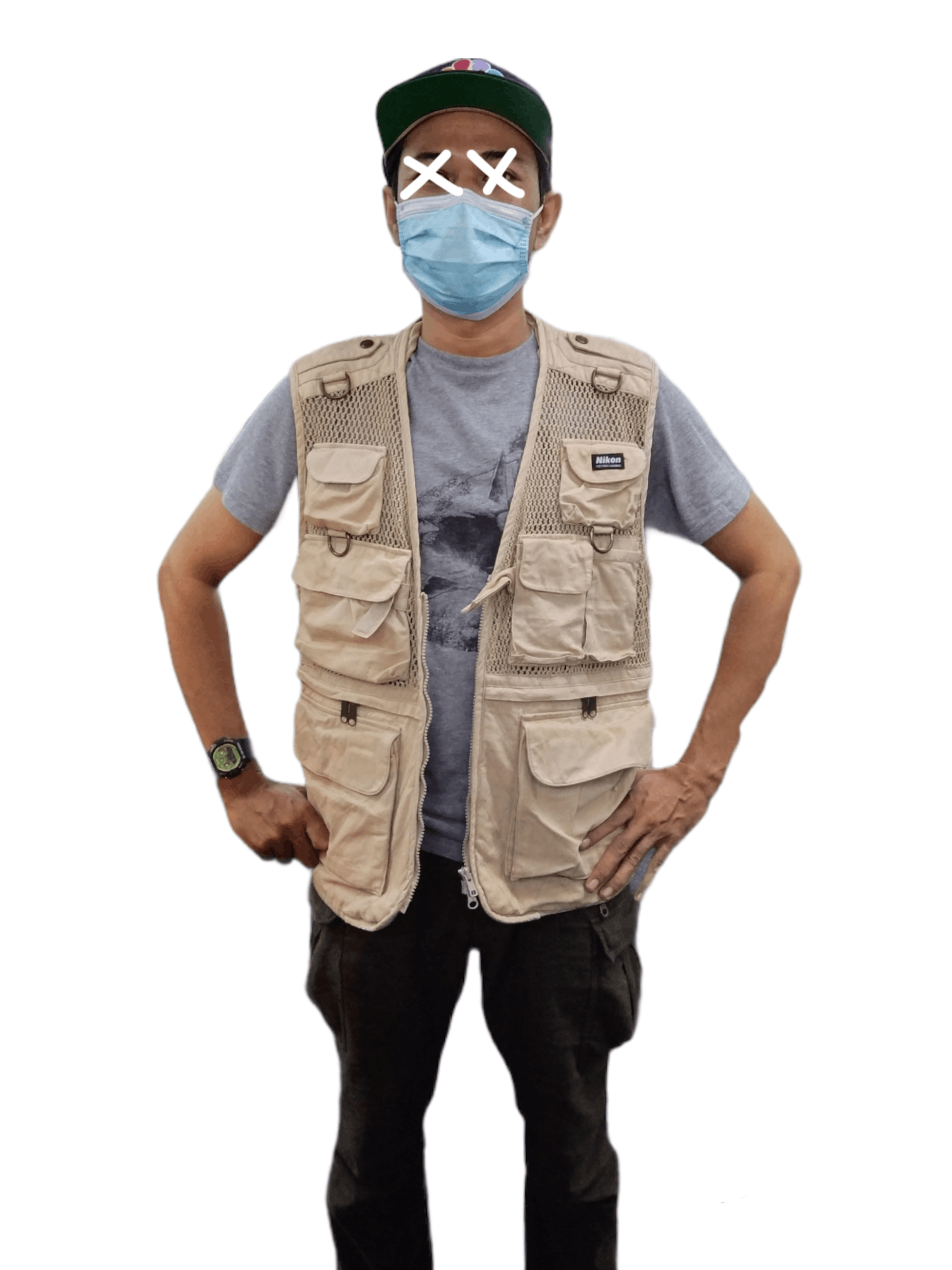 Japanese Brand × Nikon × Vintage NIKON FOR PROFESSIONAL MULTI POCKETS VEST Size US L / EU 52-54 / 3 - 24 Thumbnail
