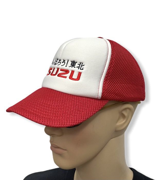 Vintage 🔥RARE⚡️ 90’s ISUZU Japan Mesh Polyester Trucker Hat Size ONE SIZE - 3 Thumbnail