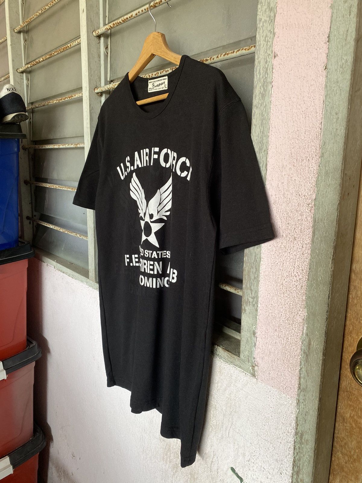 Japanese Brand × Vintage ⚡️Steals⚡️ Vintage Beaumere USAF spellout tees Size US M / EU 48-50 / 2 - 3 Thumbnail