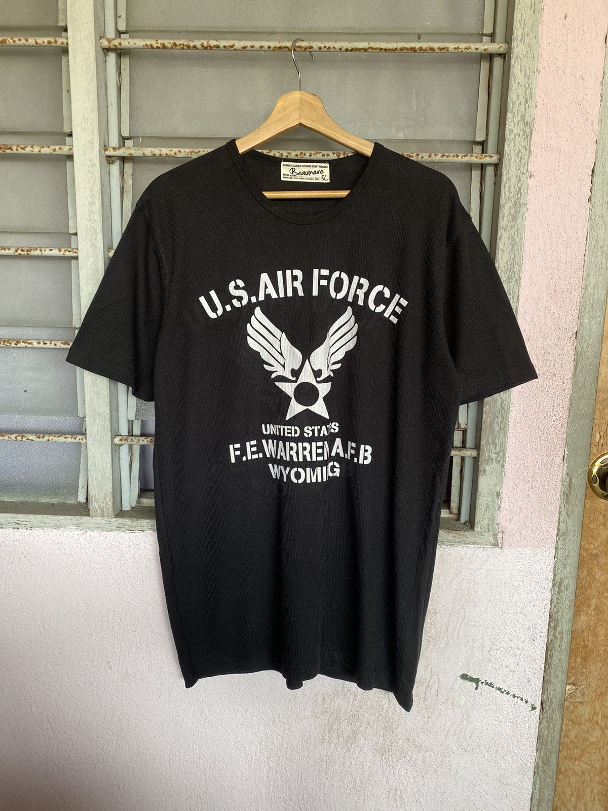 Japanese Brand × Vintage ⚡️Steals⚡️ Vintage Beaumere USAF spellout tees Size US M / EU 48-50 / 2 - 5 Thumbnail