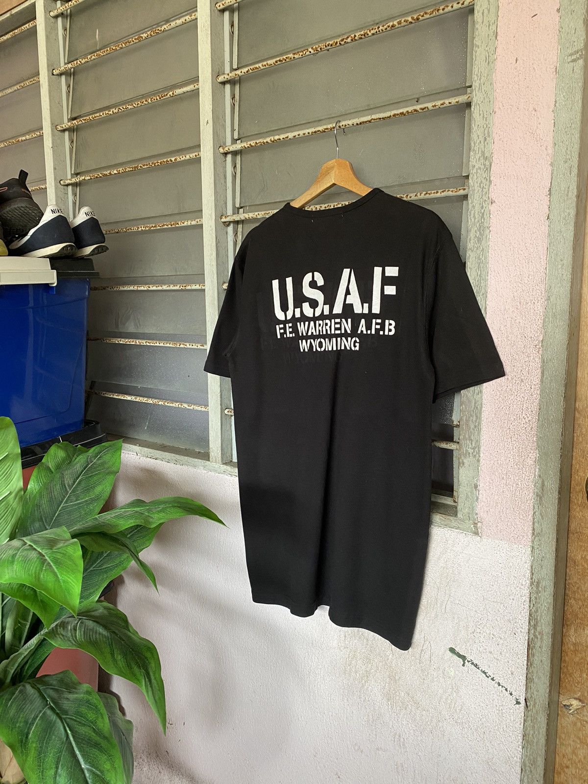 Japanese Brand × Vintage ⚡️Steals⚡️ Vintage Beaumere USAF spellout tees Size US M / EU 48-50 / 2 - 2 Thumbnail