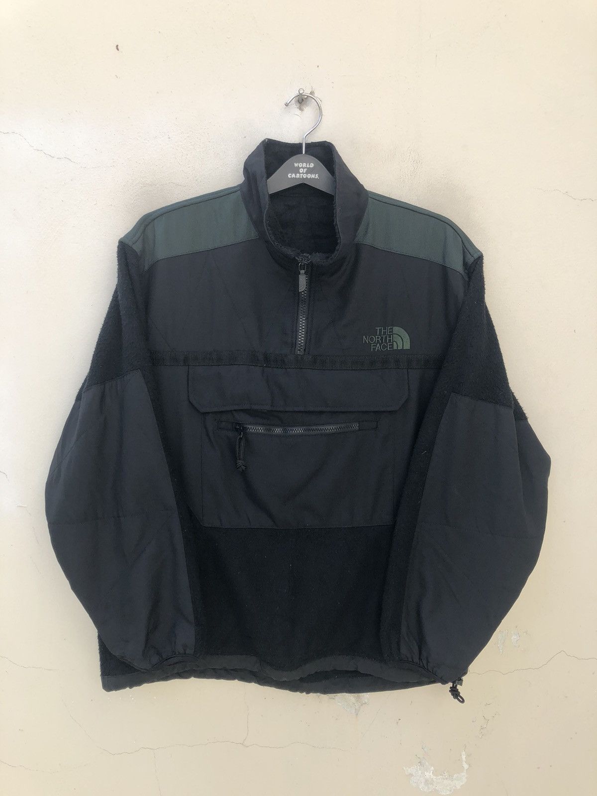 The North Face Vintage 90s The North Face Hybrid Fleece Pull Over Jacket Size US L / EU 52-54 / 3 - 3 Thumbnail
