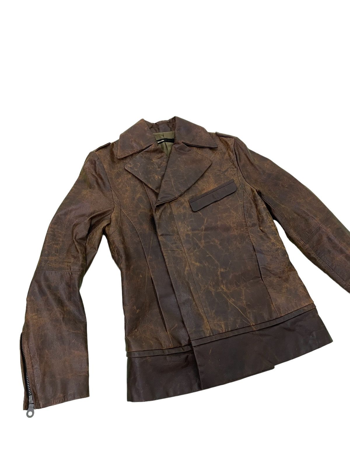 Maison MIHARA YASUHIRO Full Grain Patina Goat Leather Miharayasuhiro 3🟦 Size US S / EU 44-46 / 1 - 2 Thumbnail