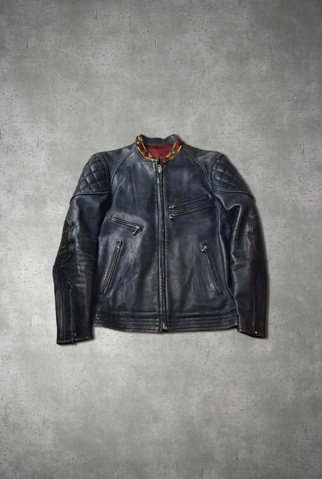 Sasquatchfabrix Sasquatchfabrix single riders leather jacket 1-7