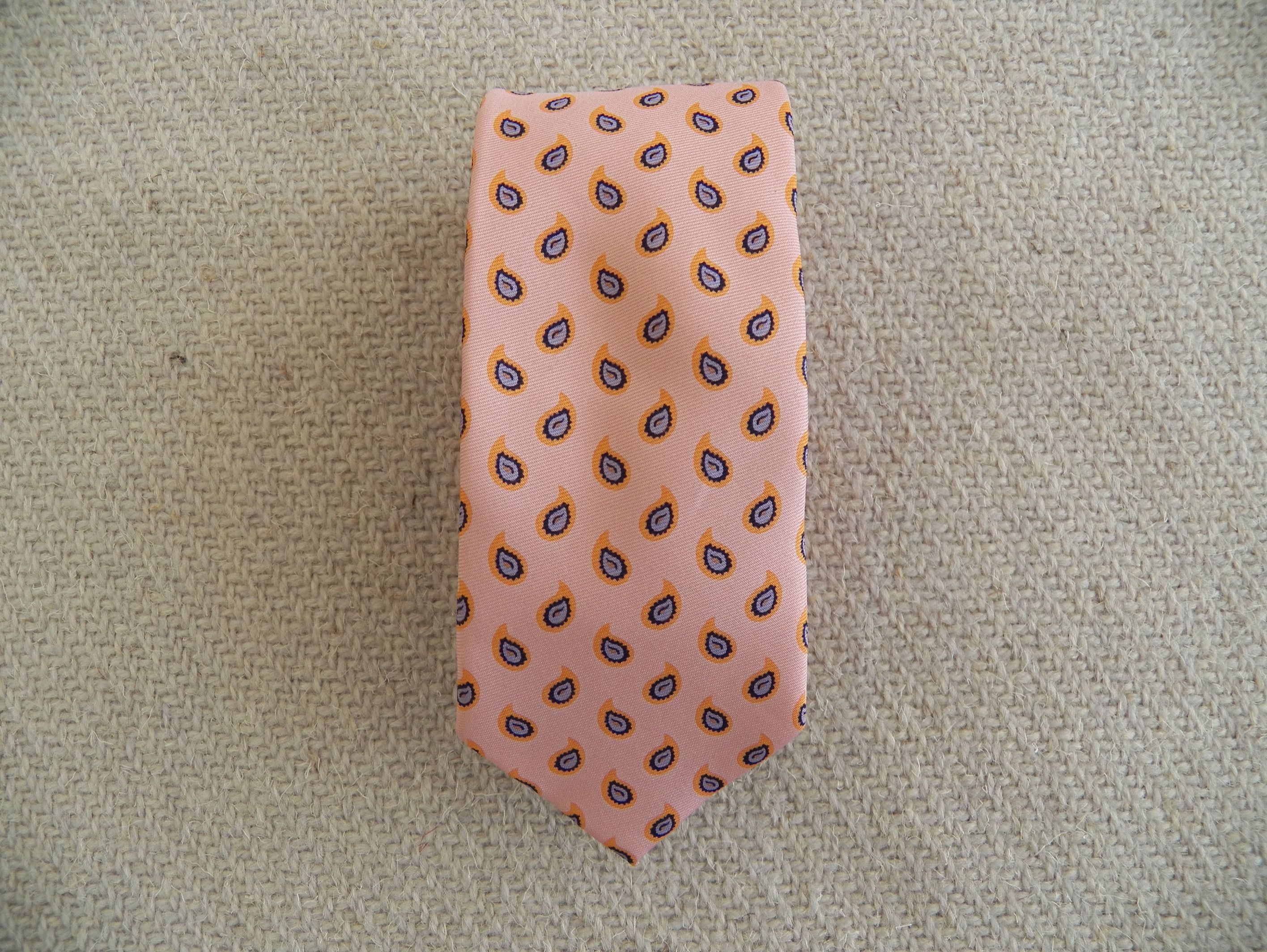 Scotch & Soda NECKTIE pink twill mini paisley polyester narrow tie Size ONE SIZE - 1 Thumbnail