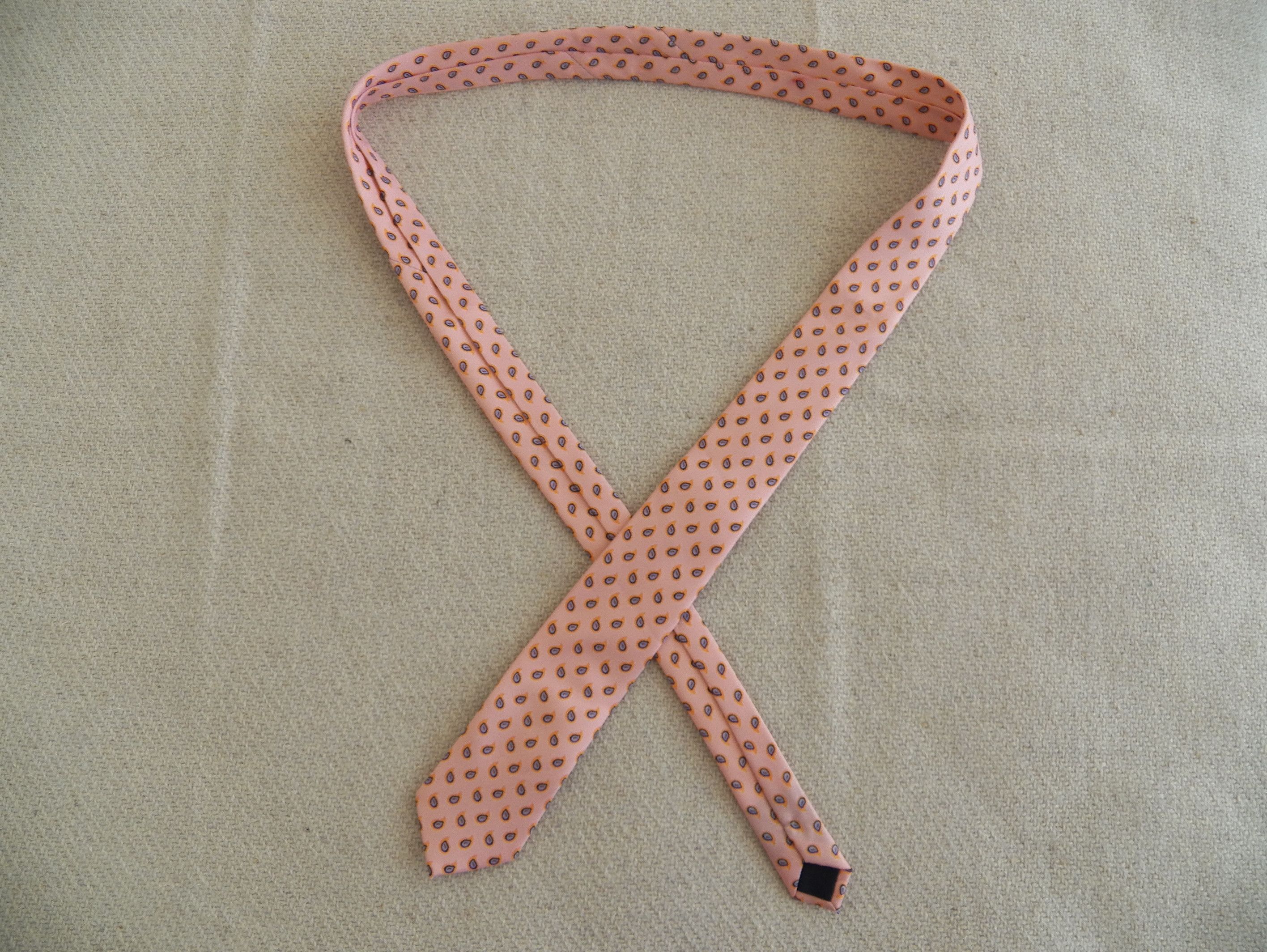 Scotch & Soda NECKTIE pink twill mini paisley polyester narrow tie Size ONE SIZE - 7 Thumbnail