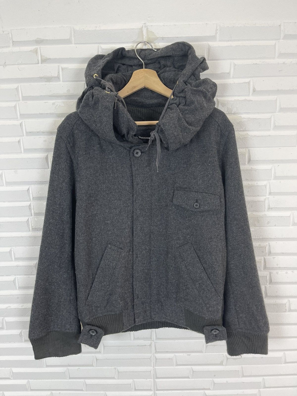 Issey Miyake × mercibeaucoup Vintage Issey Miyake Designer Meecibeaucope Wool Bono Design Size M / US 6-8 / IT 42-44 - 2 Thumbnail