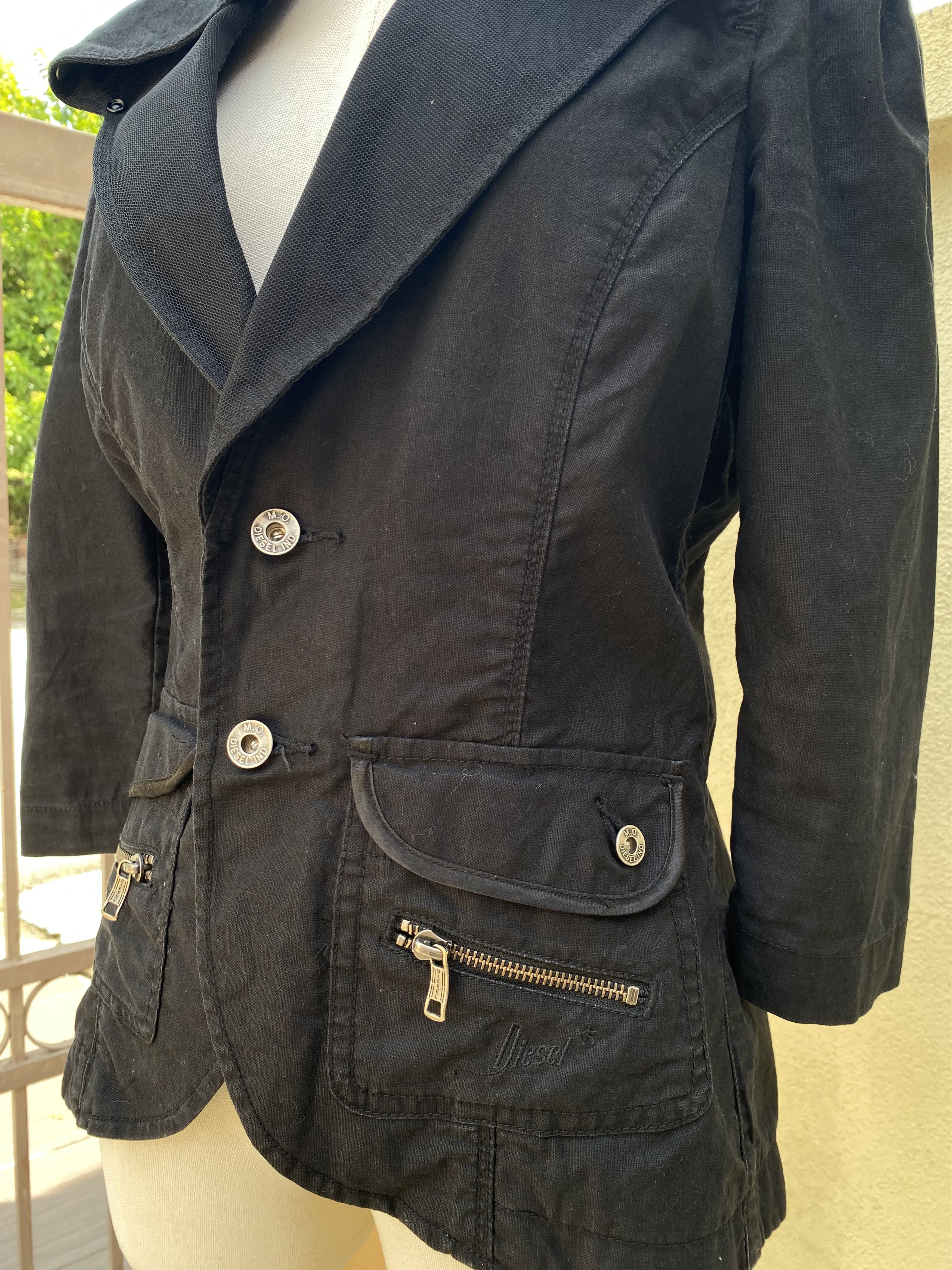 Diesel black jacket Size M / US 6-8 / IT 42-44 - 3 Thumbnail