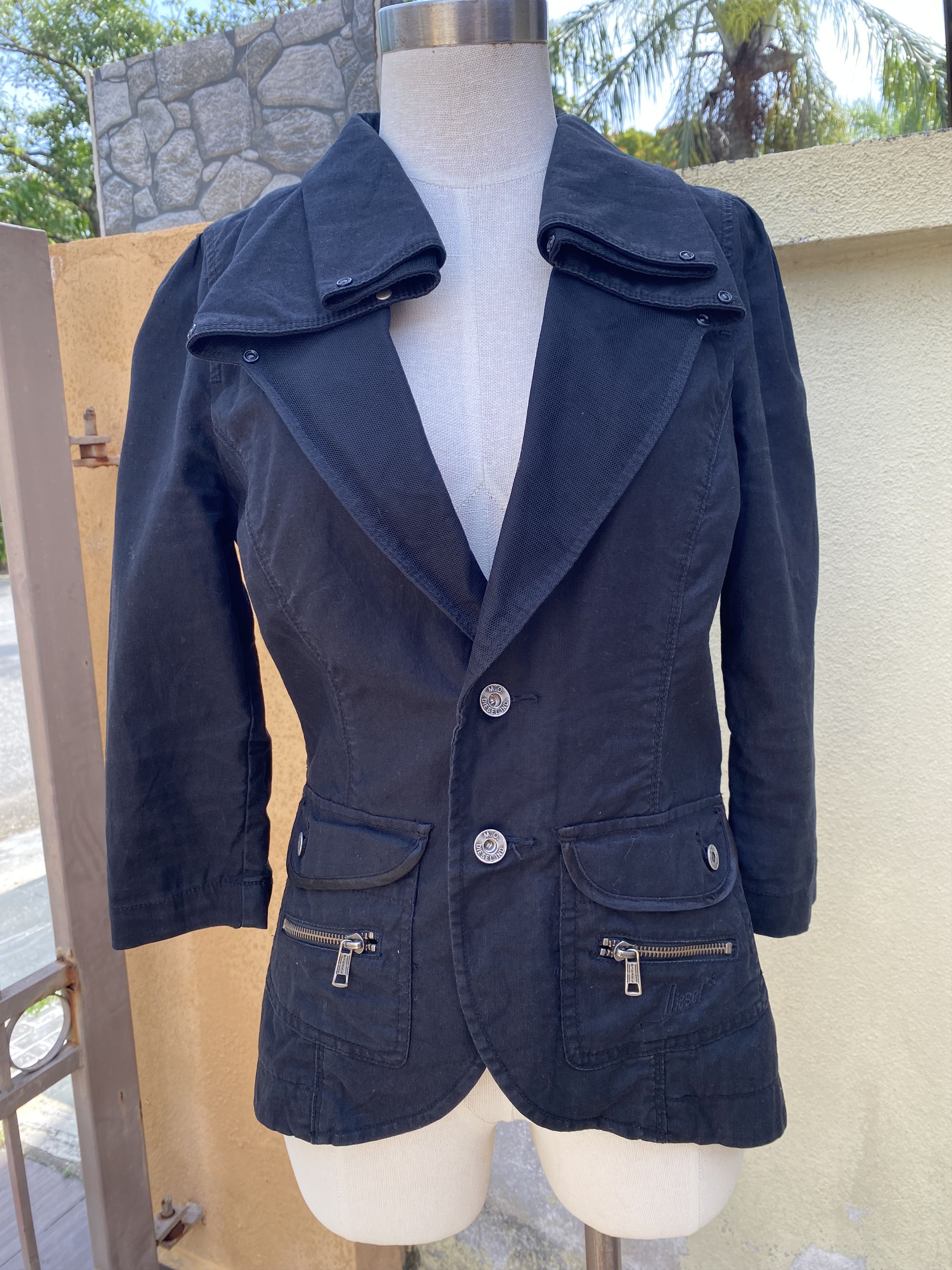 Diesel black jacket Size M / US 6-8 / IT 42-44 - 1 Thumbnail