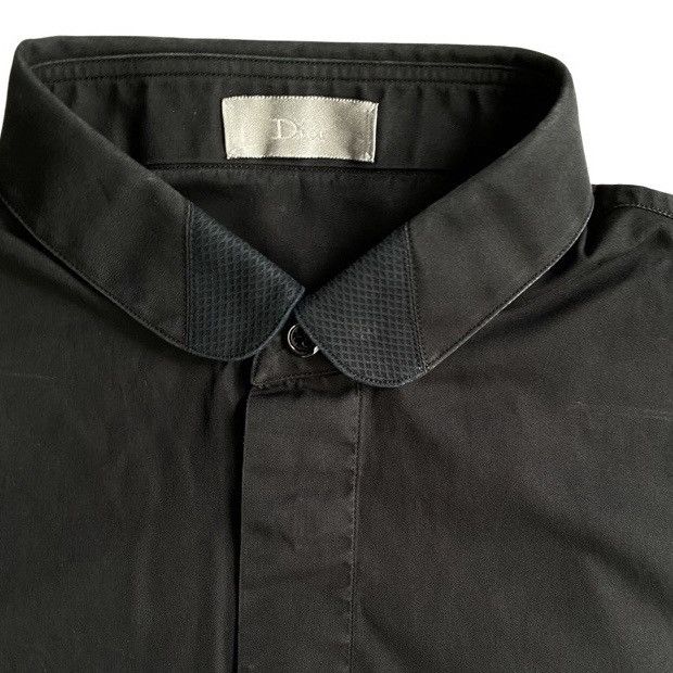 image of Ss09 Dior Homme Shirt Size 37 in Black, Men's