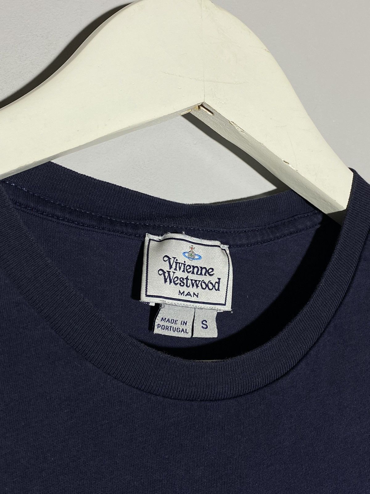 Vivienne Westwood Vivienne Westwood small logo navy t-shirt Size US S / EU 44-46 / 1 - 4 Thumbnail
