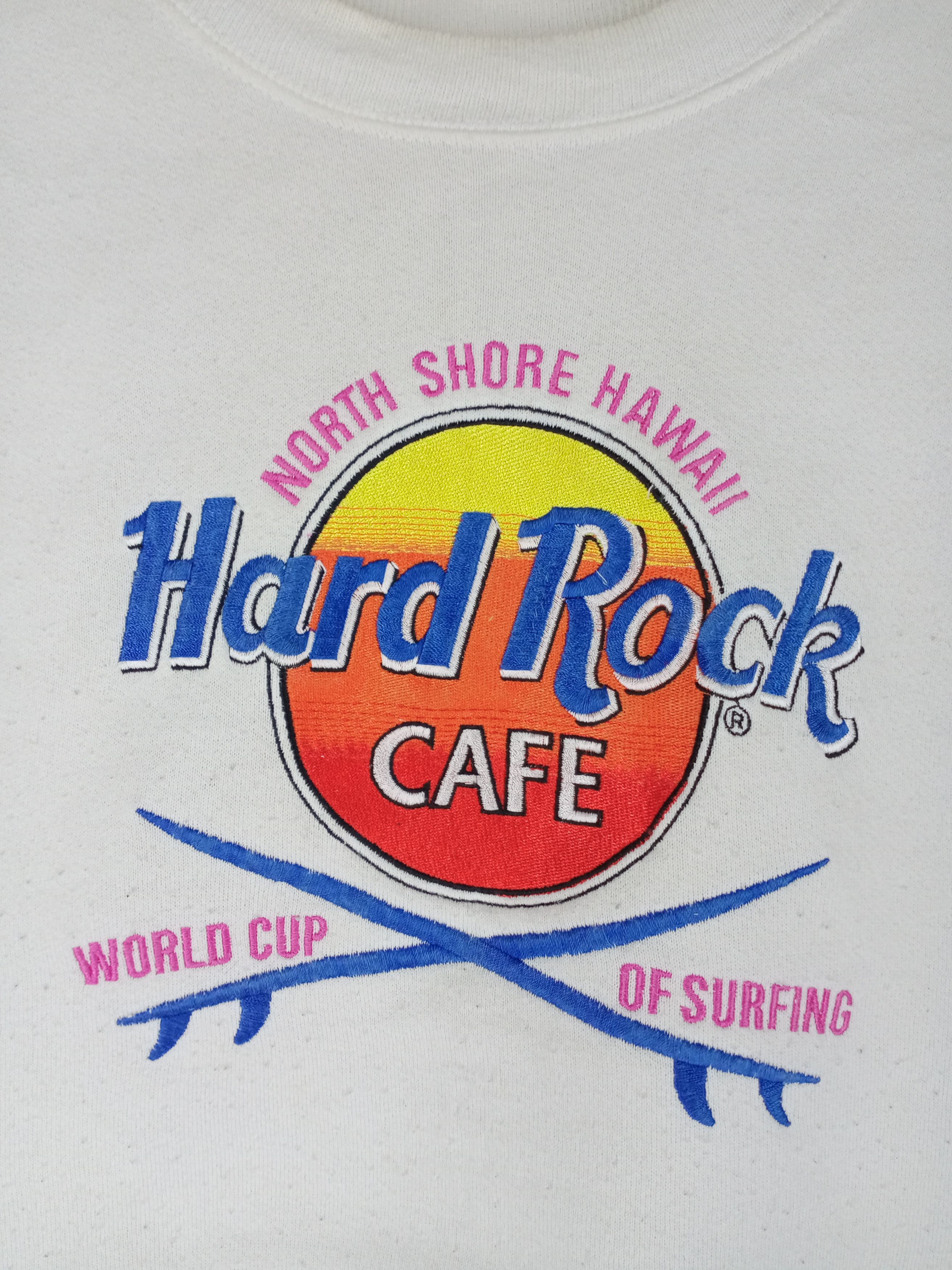 Hard Rock Cafe Vintage 90s Hard Rock Cafe North Shore Hawaii Sweatshirt Size US M / EU 48-50 / 2 - 3 Thumbnail