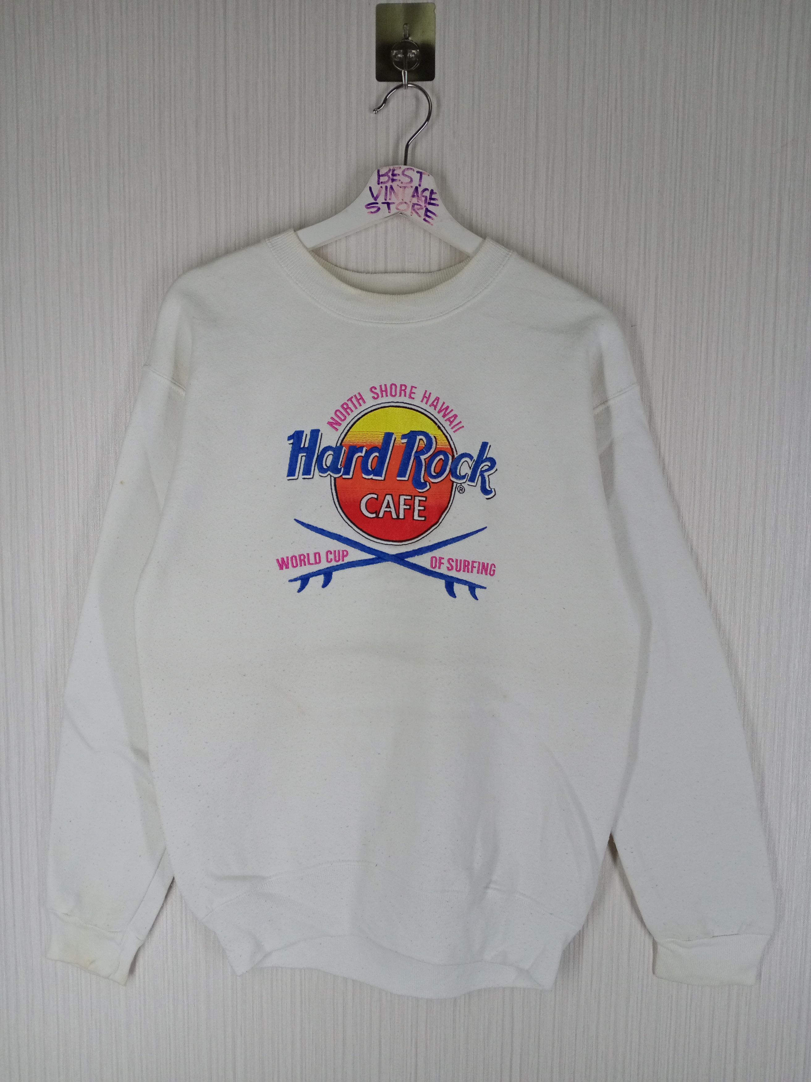 Hard Rock Cafe Vintage 90s Hard Rock Cafe North Shore Hawaii Sweatshirt Size US M / EU 48-50 / 2 - 1 Thumbnail