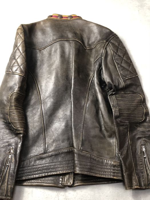 Sasquatchfabrix Sasquatchfabrix single riders leather jacket 1-7