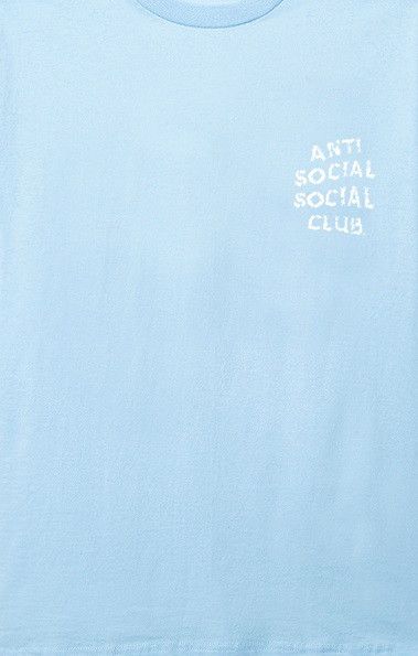 Anti Social Social Club DS member exclusive White ASSC Partly cloudy Blue Tee Bape Size US XL / EU 56 / 4 - 5 Thumbnail