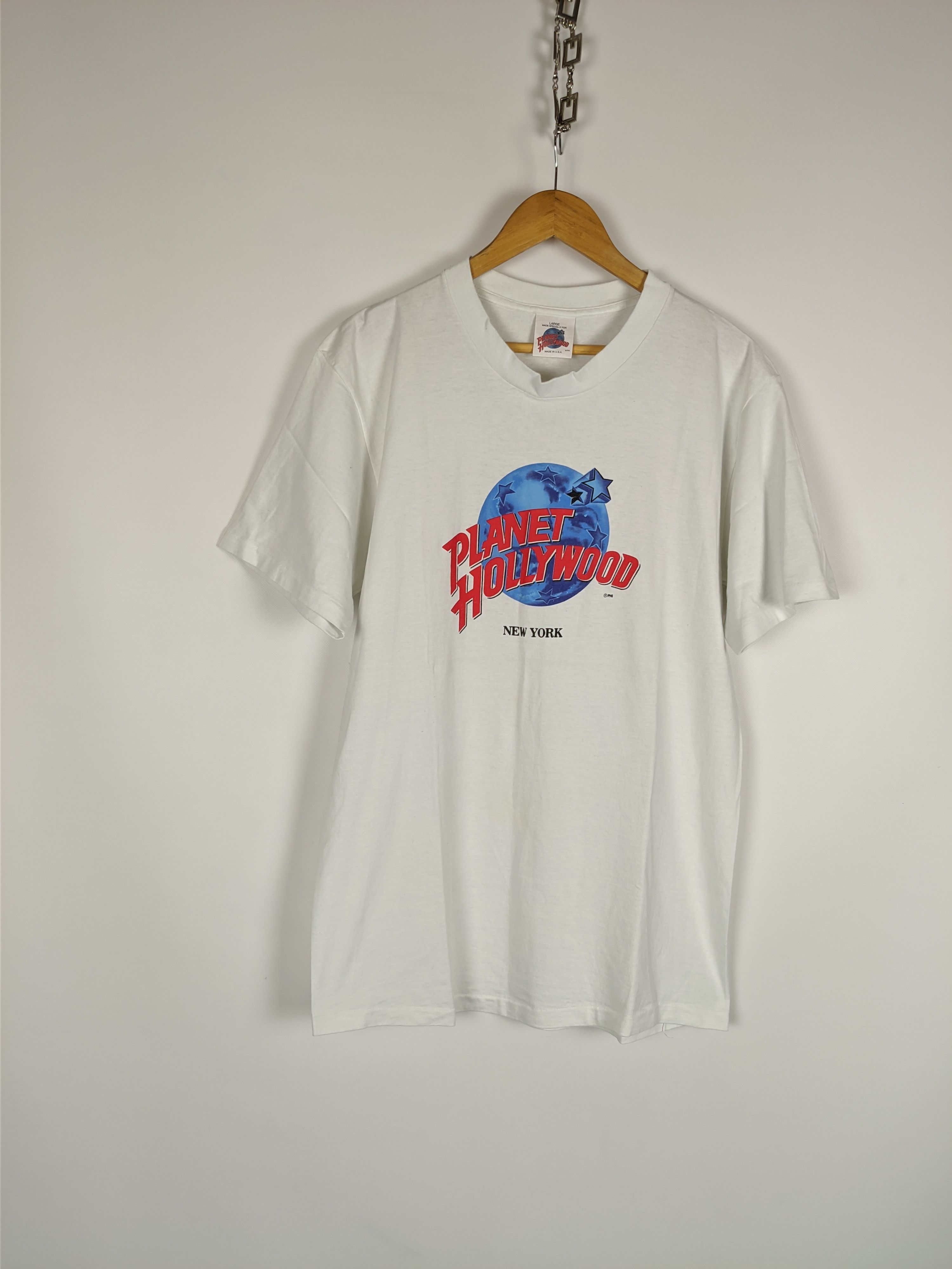 Planet Hollywood × Vintage Vintage Planet Hollywood New York Single Stitch Tee Size US L / EU 52-54 / 3 - 1 Thumbnail