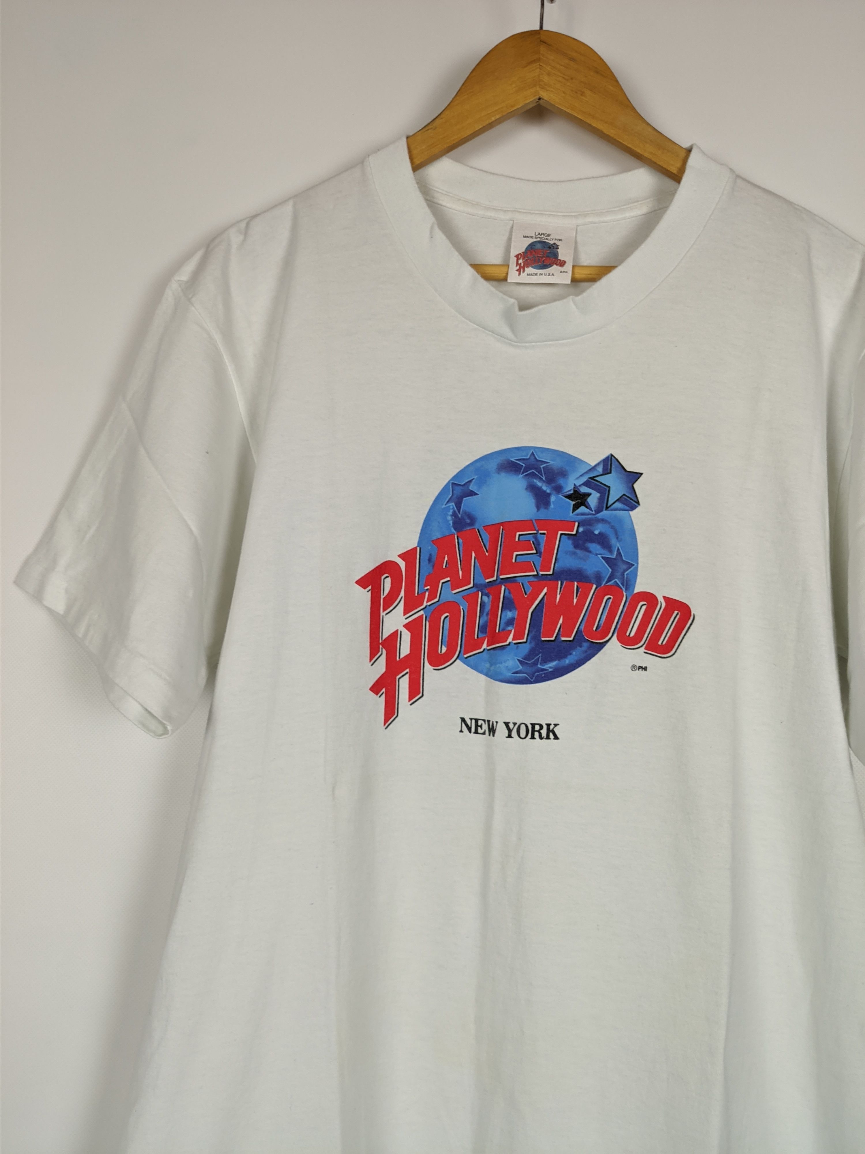 Planet Hollywood × Vintage Vintage Planet Hollywood New York Single Stitch Tee Size US L / EU 52-54 / 3 - 3 Thumbnail