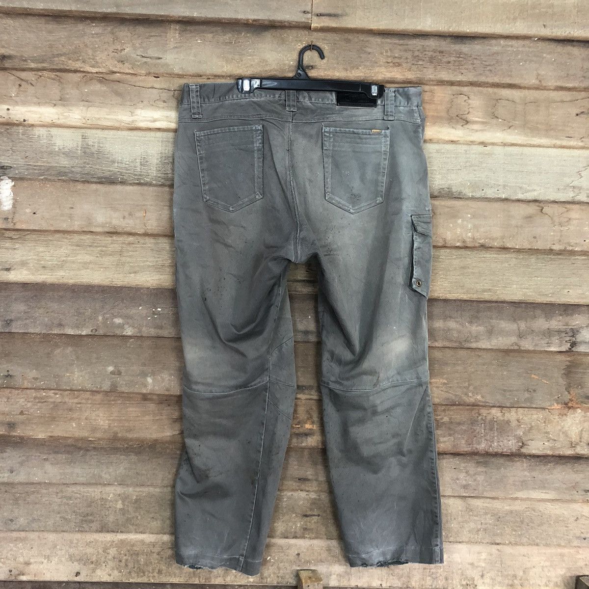 Japanese Brand Jawin Grey Multipocket Tactical Cargo Pants #A031 Size US 38 / EU 54 - 12 Thumbnail