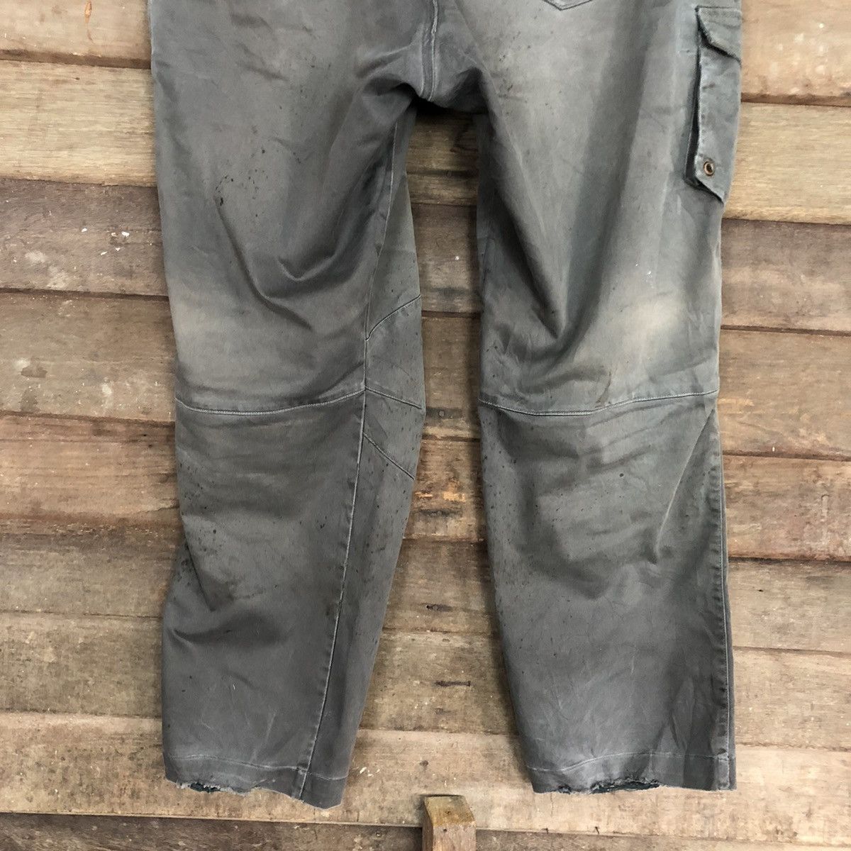 Japanese Brand Jawin Grey Multipocket Tactical Cargo Pants #A031 Size US 38 / EU 54 - 14 Thumbnail