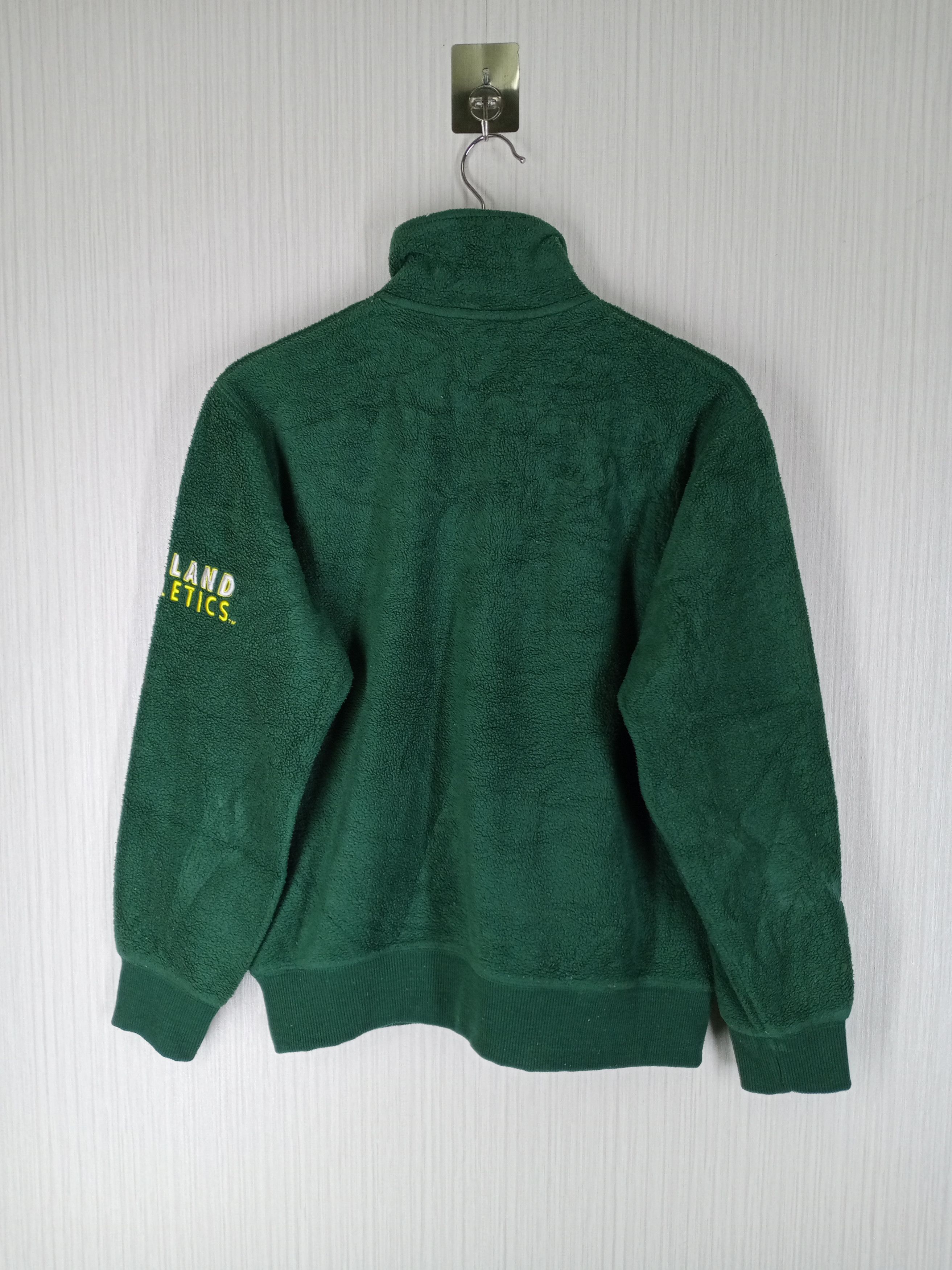 MLB Vintage Oakland Athletics MLB Fleece Half Zipper Size US M / EU 48-50 / 2 - 2 Thumbnail