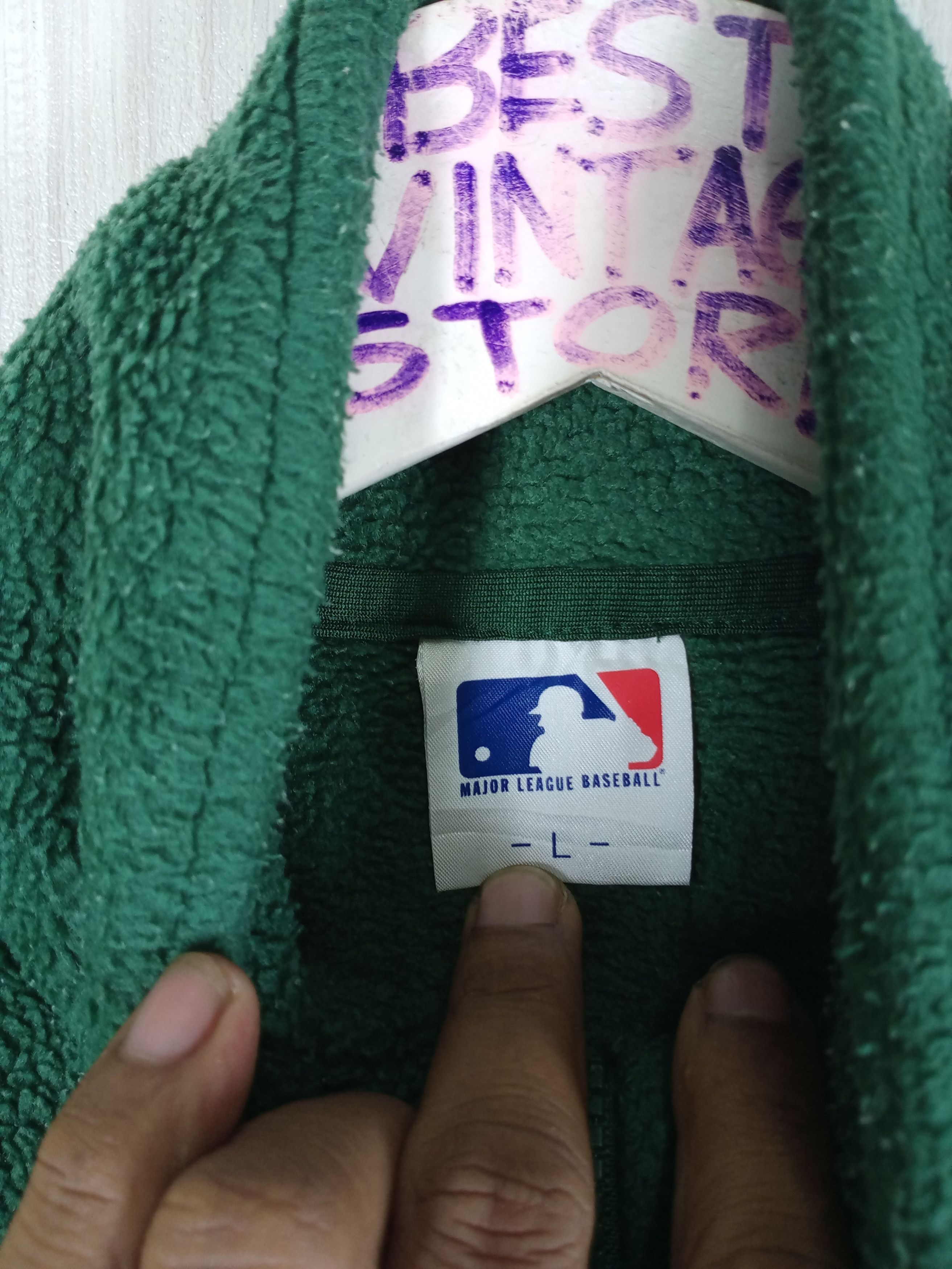 MLB Vintage Oakland Athletics MLB Fleece Half Zipper Size US M / EU 48-50 / 2 - 4 Thumbnail