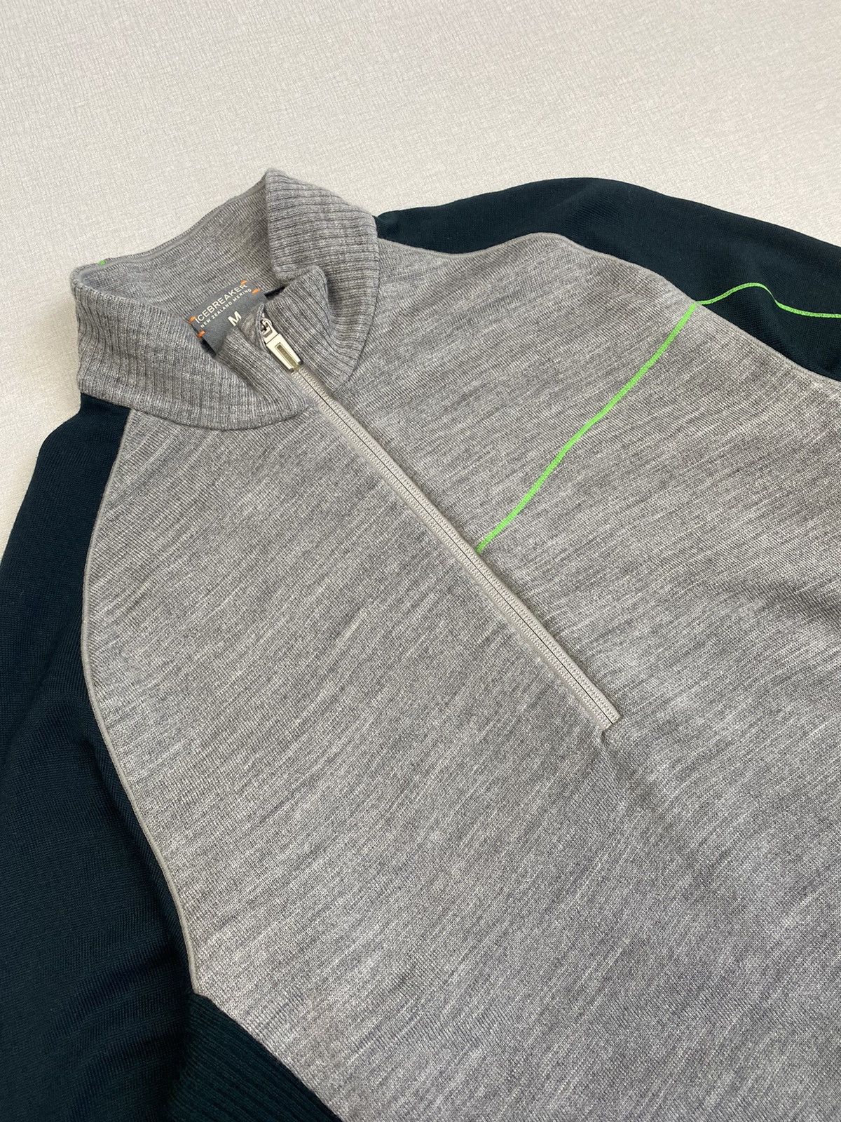 Icebreaker Mens Icebreaker Merino Wool 1/4 Long Sleeve Shirt size M Size US M / EU 48-50 / 2 - 2 Thumbnail