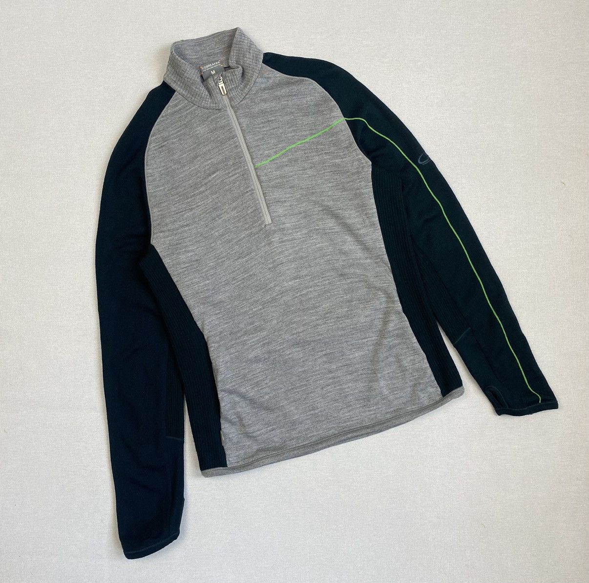 Icebreaker Mens Icebreaker Merino Wool 1/4 Long Sleeve Shirt size M Size US M / EU 48-50 / 2 - 1 Thumbnail