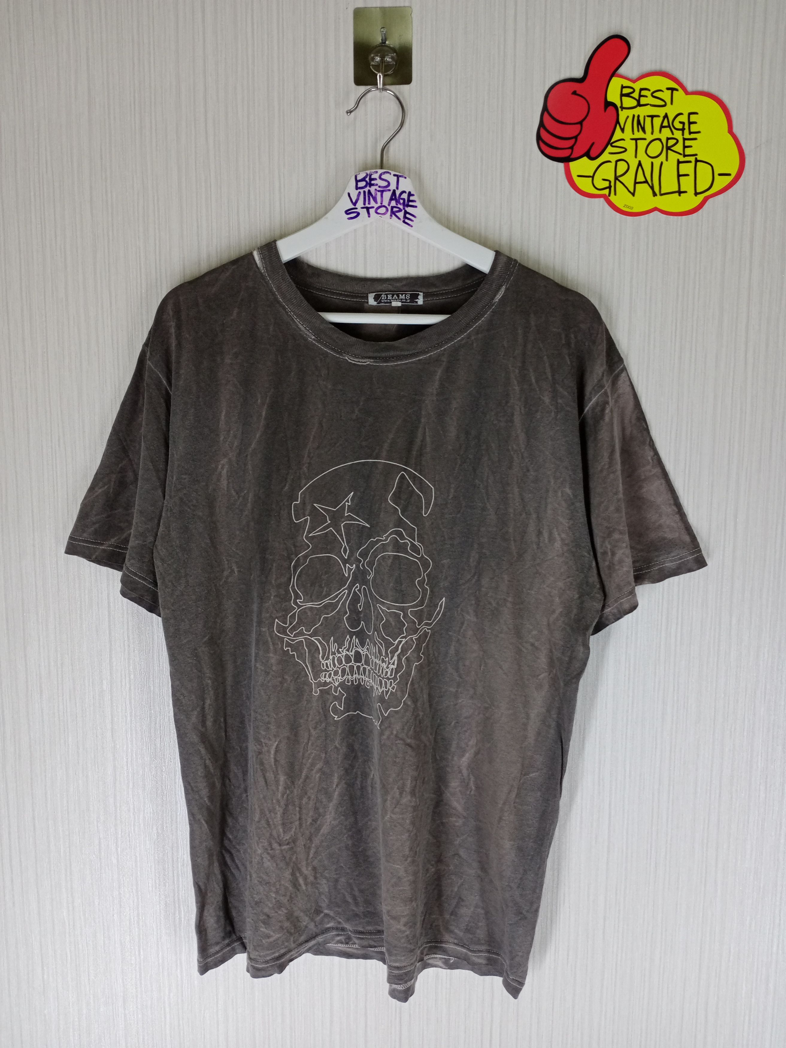 Beams Plus JAPAN BEAMS Art Skulls Tshirt Size US M / EU 48-50 / 2 - 1 Thumbnail