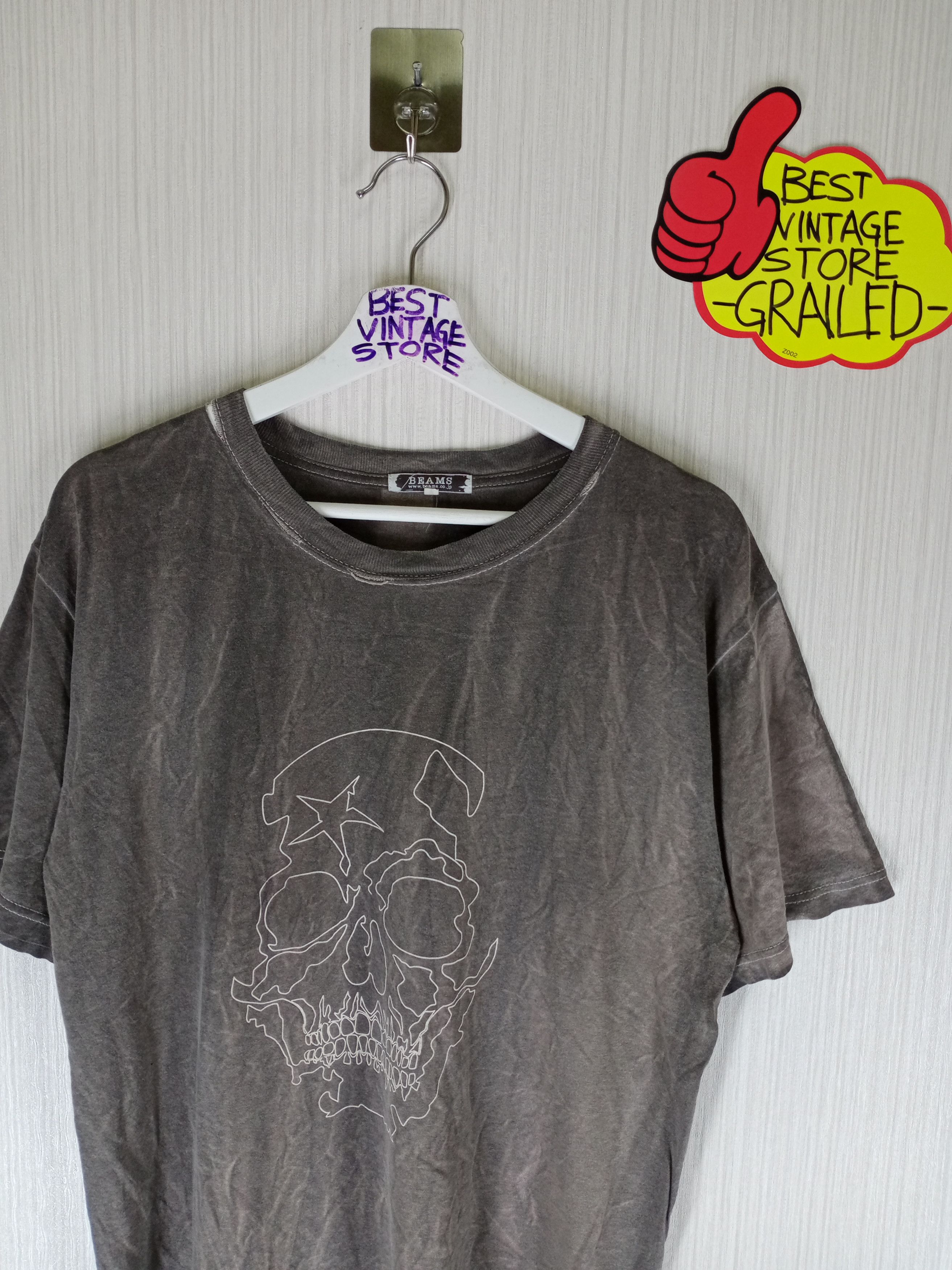 Beams Plus JAPAN BEAMS Art Skulls Tshirt Size US M / EU 48-50 / 2 - 2 Thumbnail