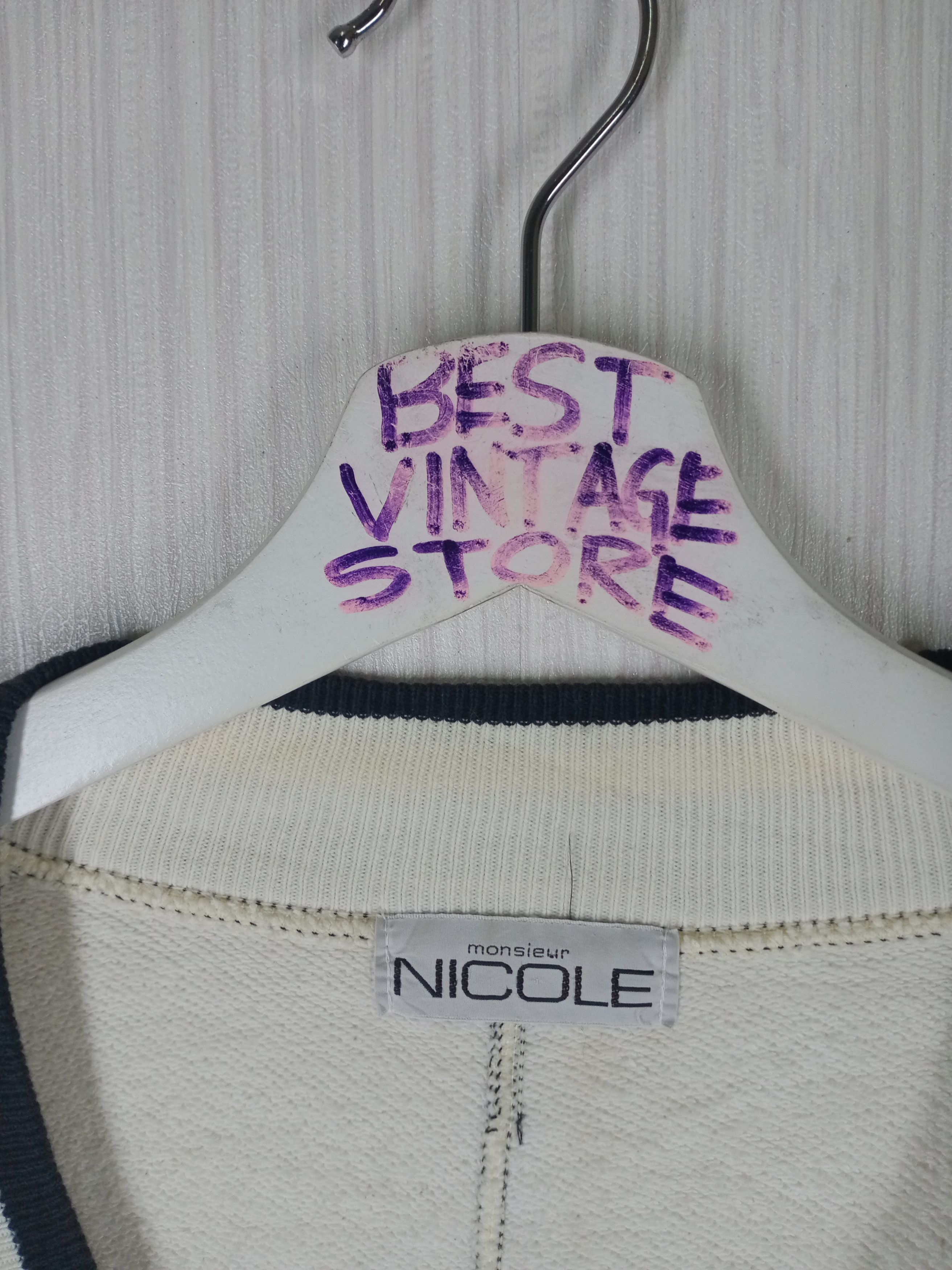 Japanese Brand Vintage Monsieur Nicole Vintage Cardigan Size US L / EU 52-54 / 3 - 6 Thumbnail