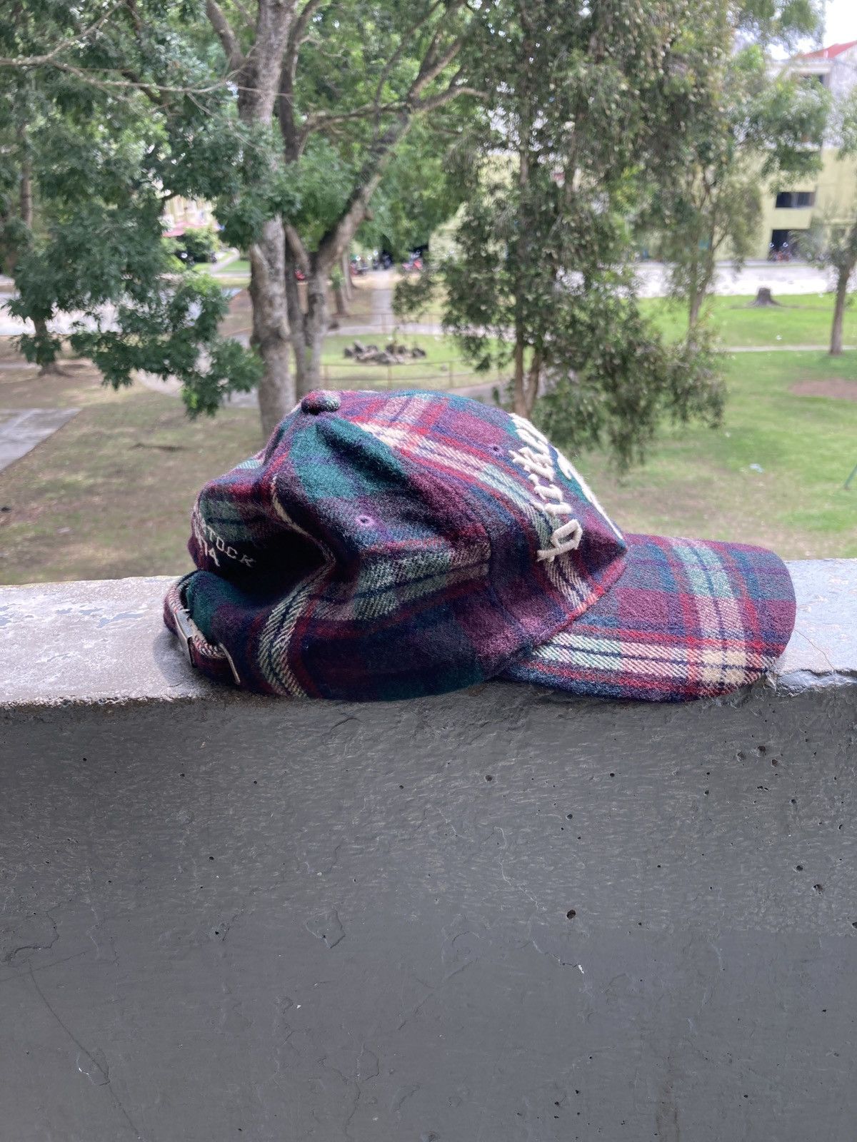Birkenstock × Japanese Brand Birkenstock flannel trucker hat Size ONE SIZE - 8 Thumbnail