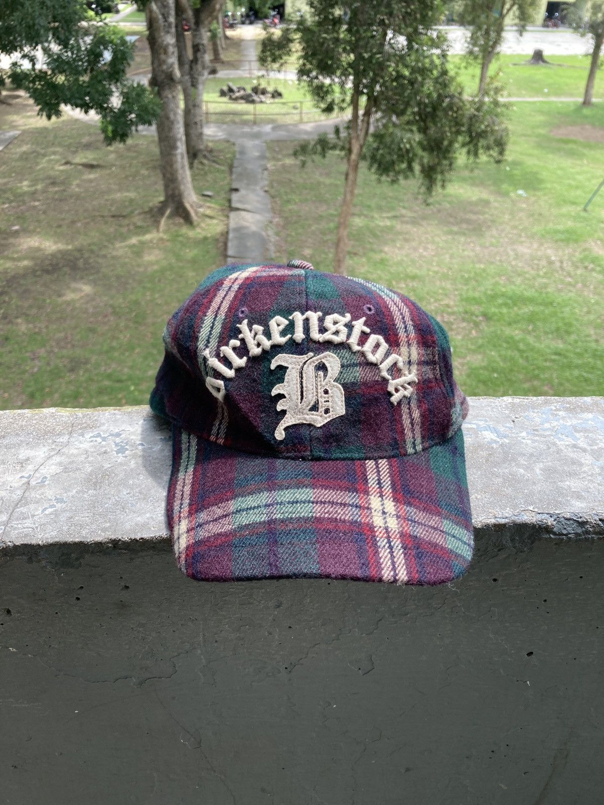 Birkenstock × Japanese Brand Birkenstock flannel trucker hat Size ONE SIZE - 1 Thumbnail