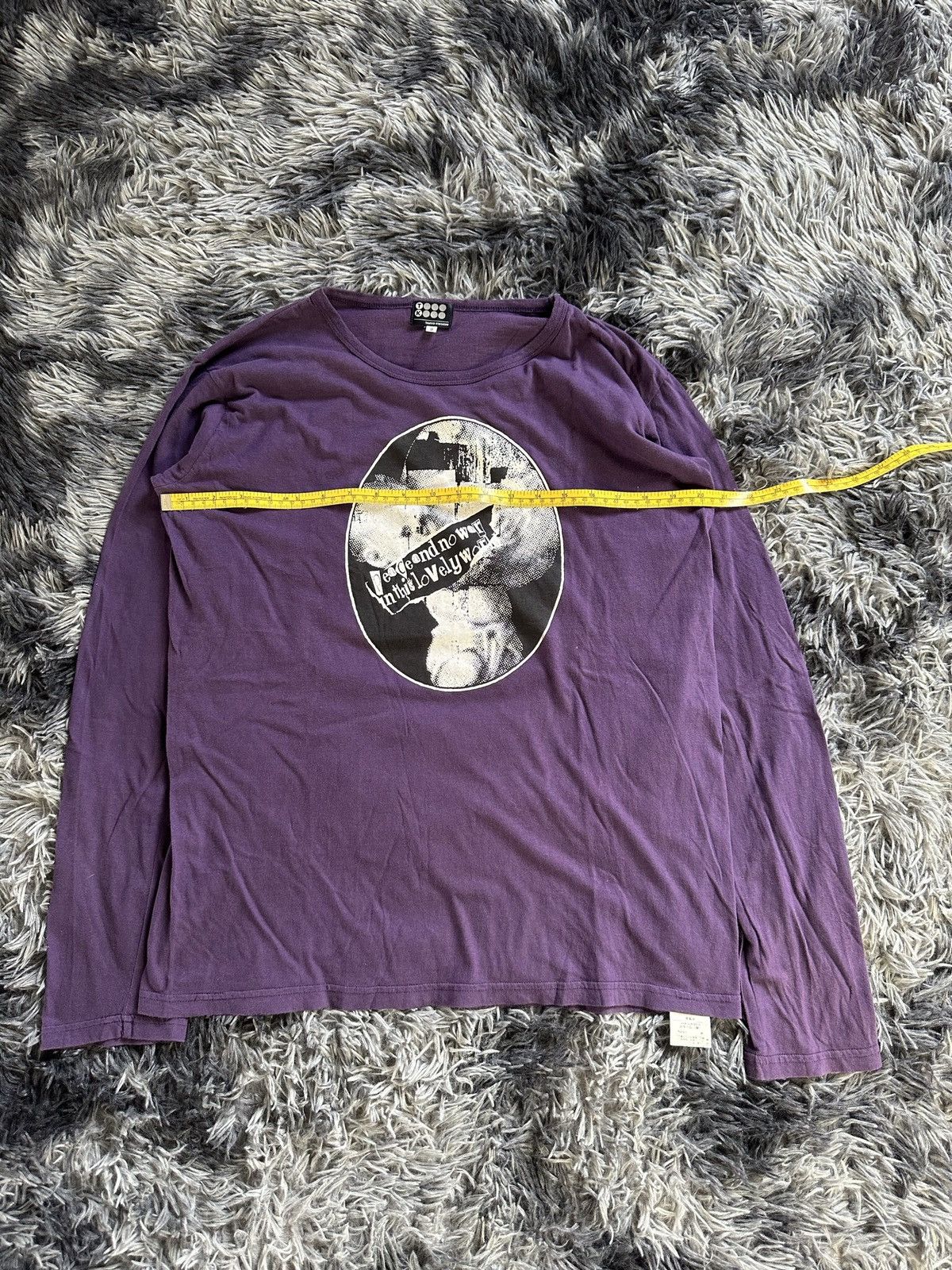 Takeo Kikuchi 00's Takeo Kikuchi anti war “ Peace no War “ long sleeve Size US L / EU 52-54 / 3 - 8 Thumbnail