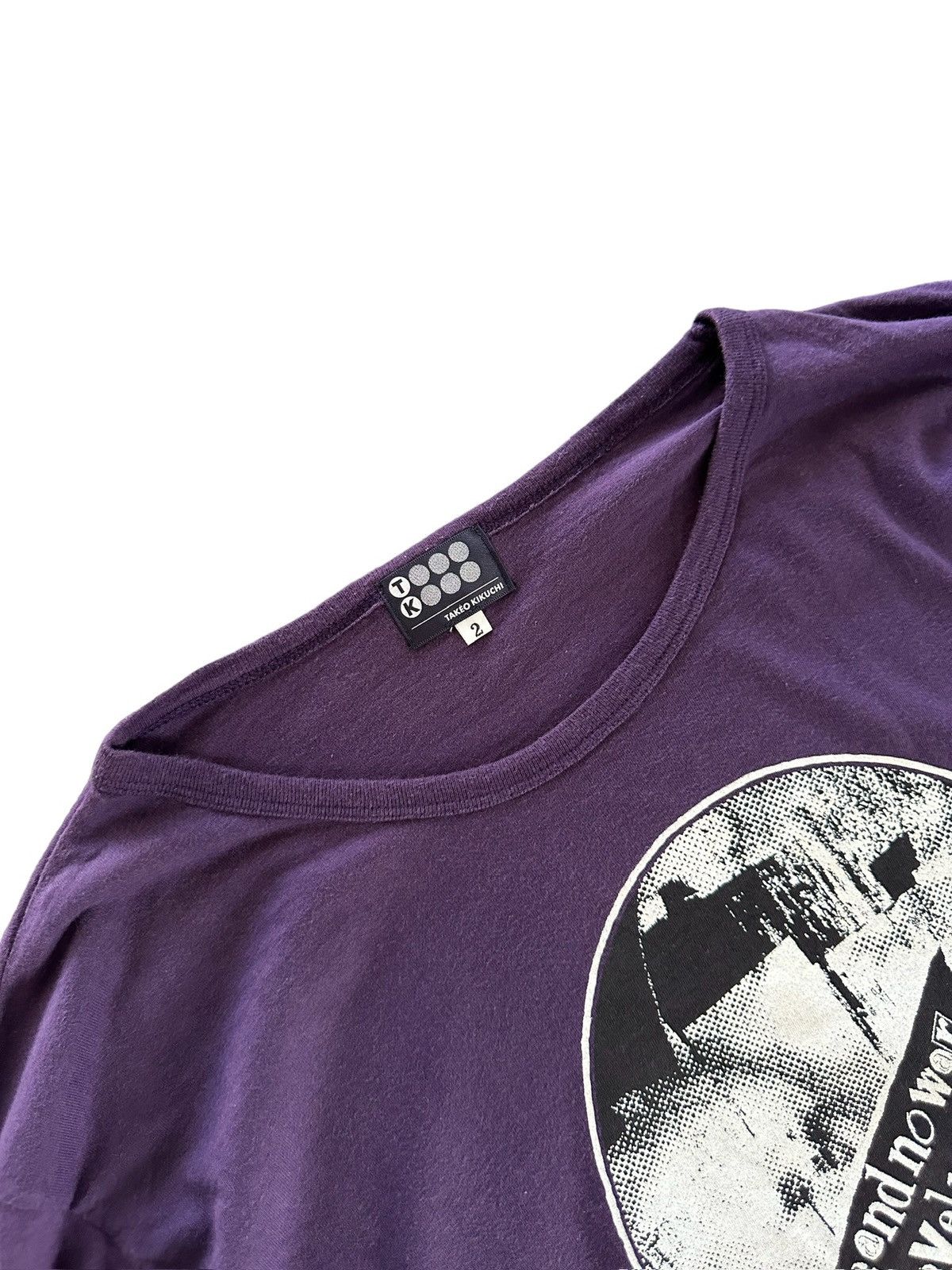 Takeo Kikuchi 00's Takeo Kikuchi anti war “ Peace no War “ long sleeve Size US L / EU 52-54 / 3 - 3 Thumbnail