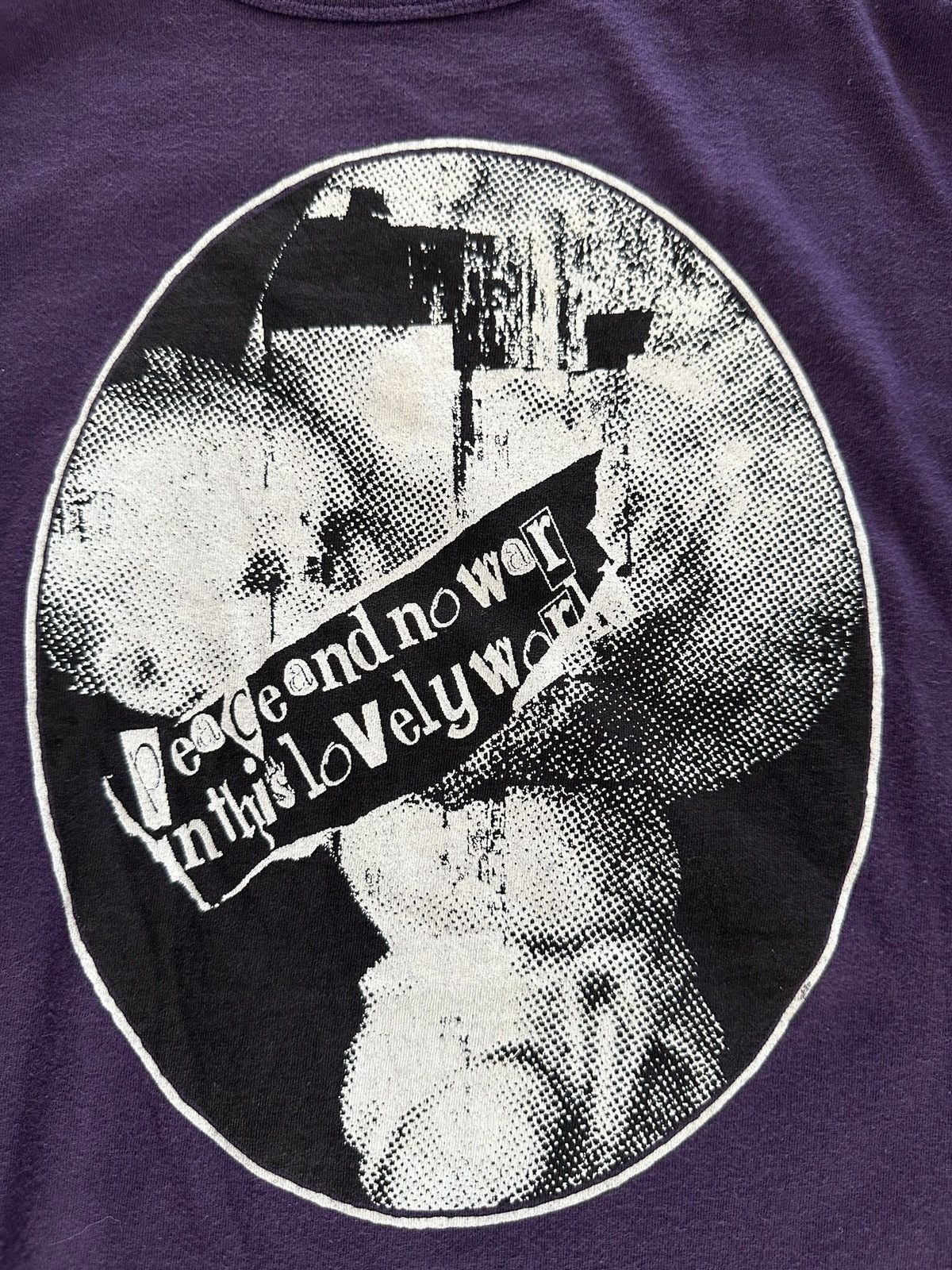 Takeo Kikuchi 00's Takeo Kikuchi anti war “ Peace no War “ long sleeve Size US L / EU 52-54 / 3 - 5 Thumbnail