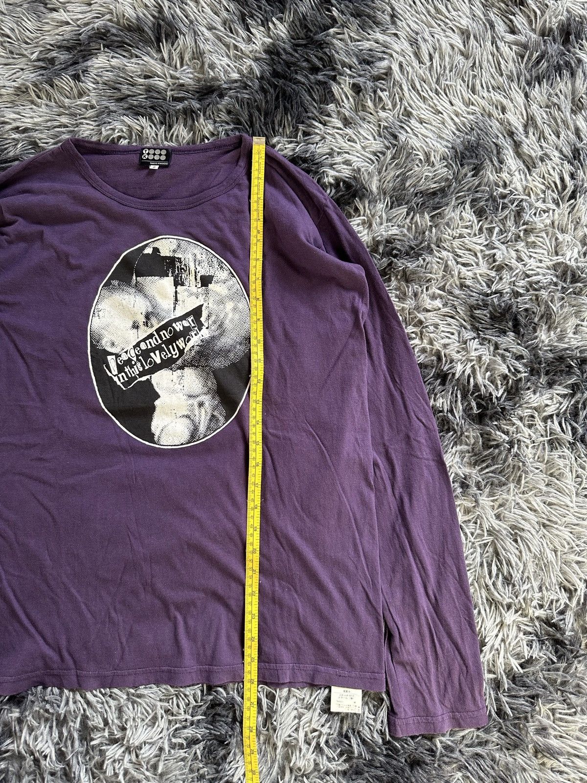 Takeo Kikuchi 00's Takeo Kikuchi anti war “ Peace no War “ long sleeve Size US L / EU 52-54 / 3 - 9 Thumbnail