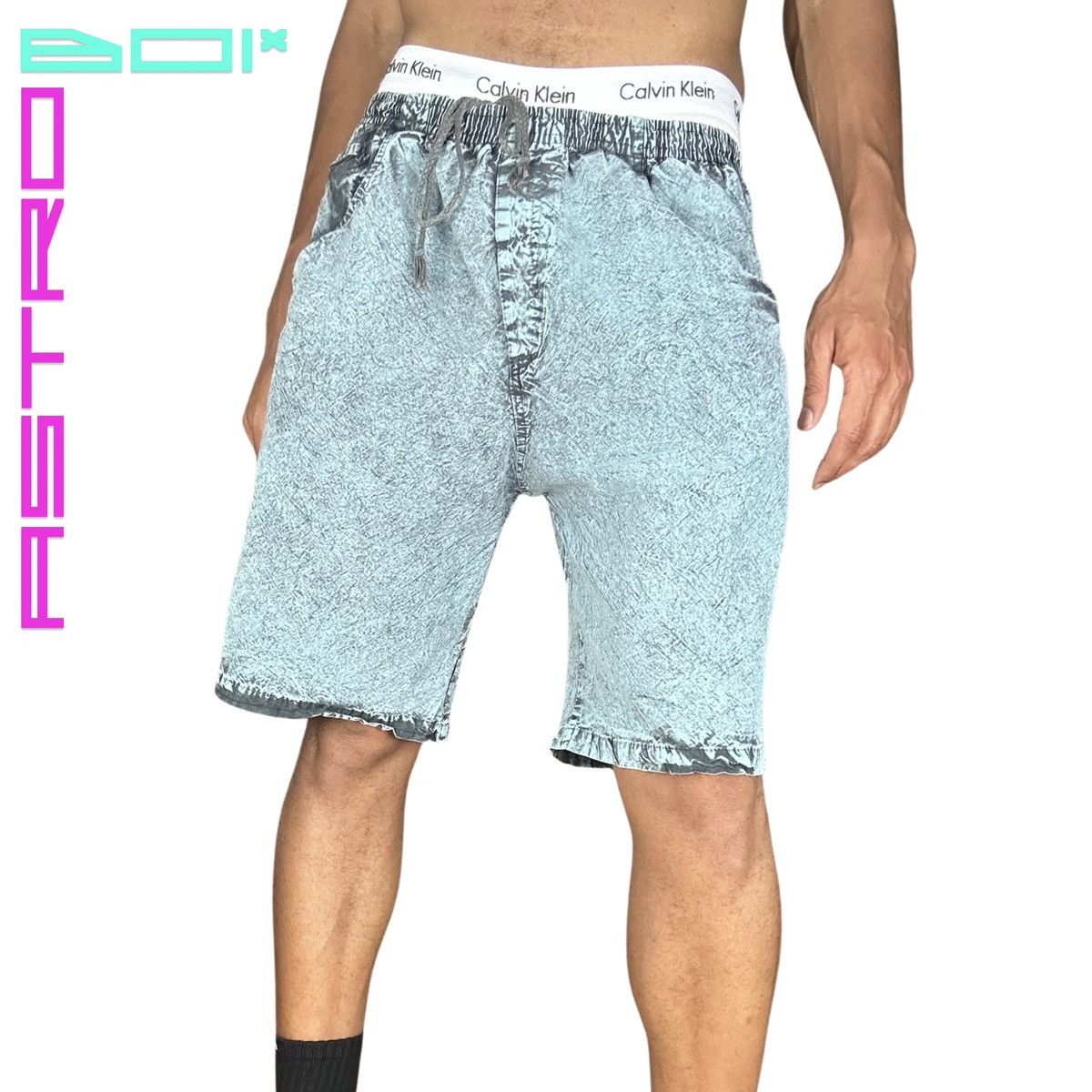 Other Vintage Acid Washed Blue Shorts - 32" / Medium Size US 32 / EU 48 - 3 Thumbnail