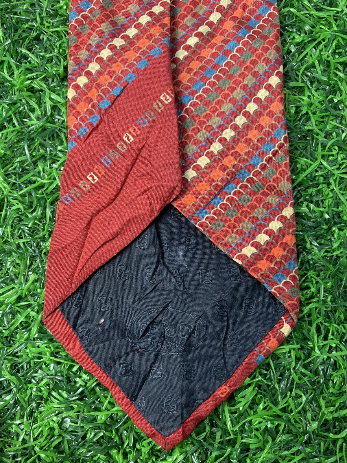 Fendi Fendi Roma Made in Italy Pure Silk Neck Tie Size ONE SIZE - 6 Thumbnail