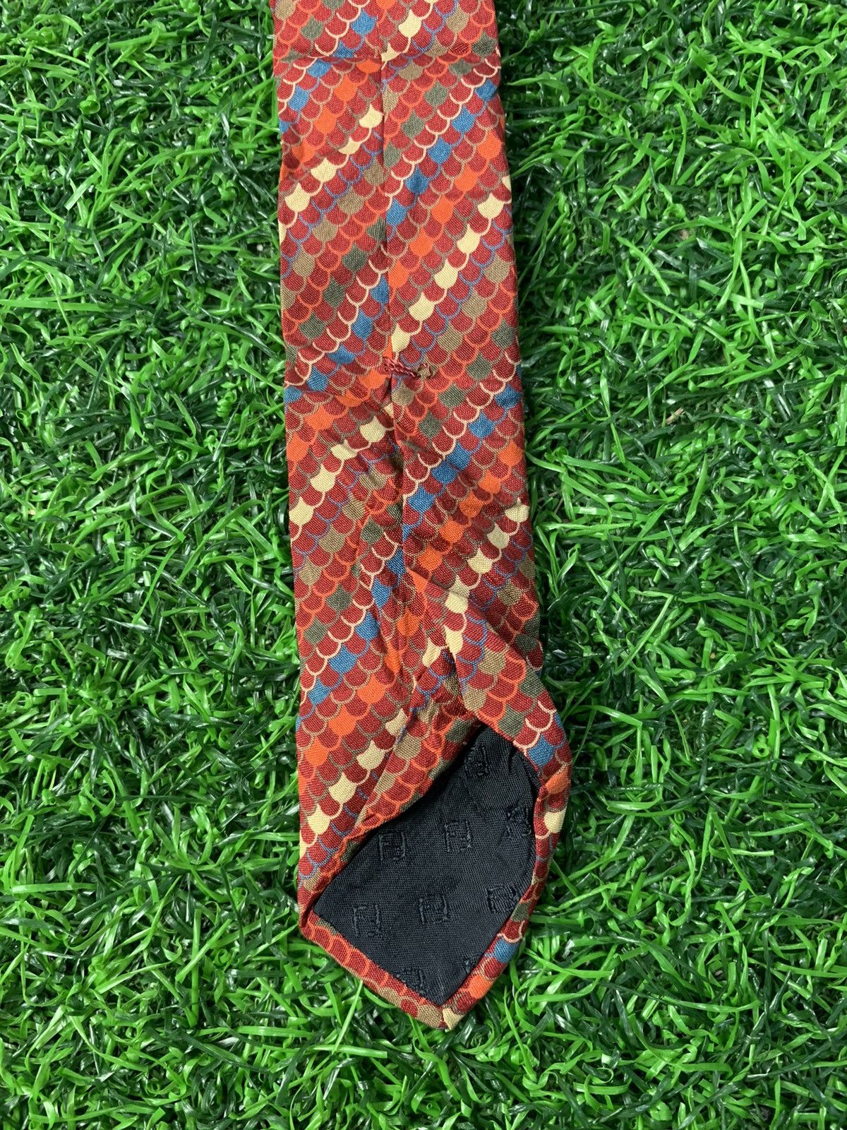 Fendi Fendi Roma Made in Italy Pure Silk Neck Tie Size ONE SIZE - 5 Thumbnail