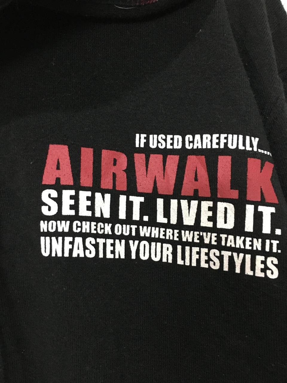 Airwalk × Japanese Brand Airwalk Spell Out Hoodie Zipper Size US M / EU 48-50 / 2 - 4 Thumbnail