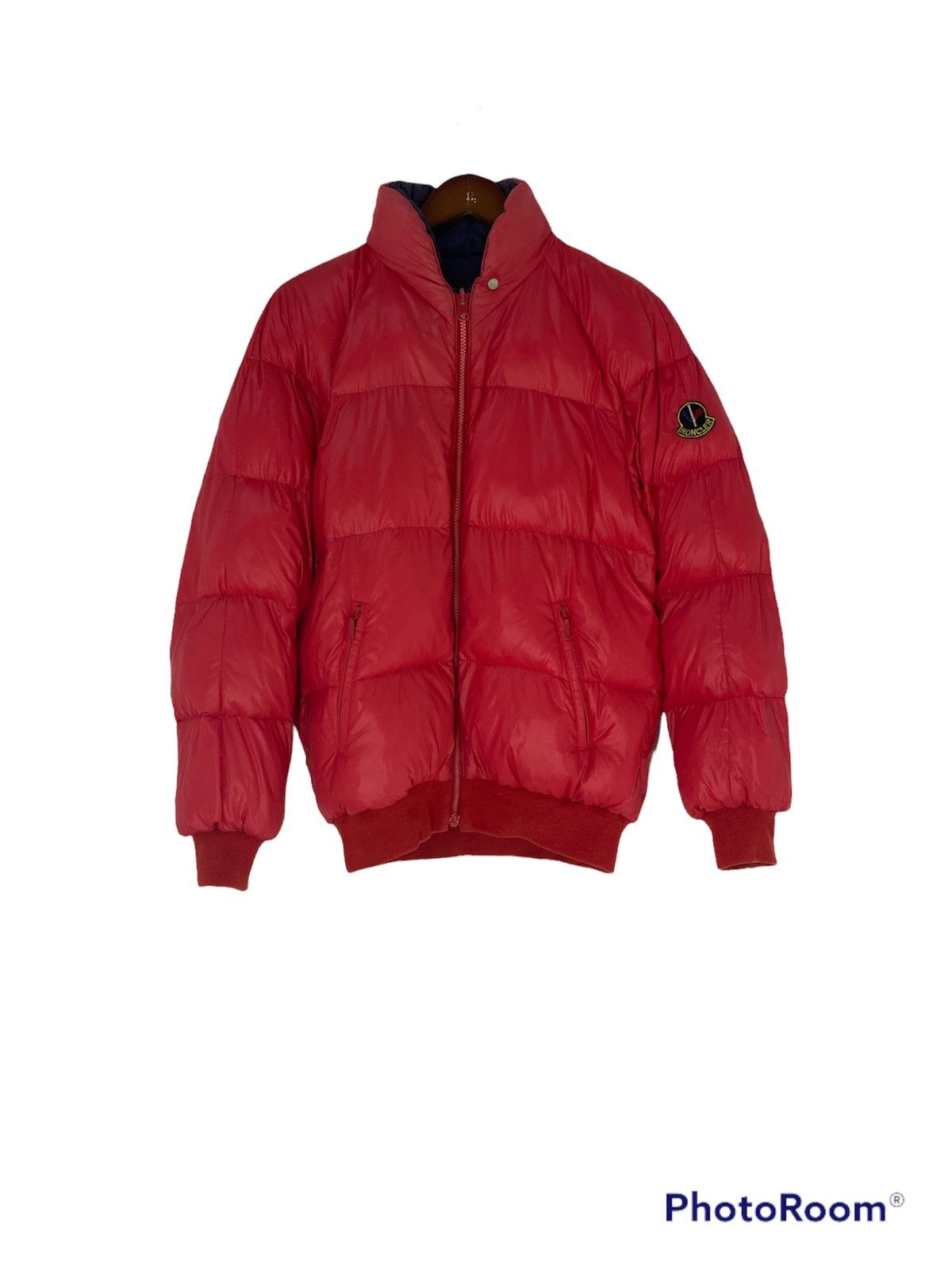 VTG Moncler Puffer Jacket Down Jacket Shining Color Design
