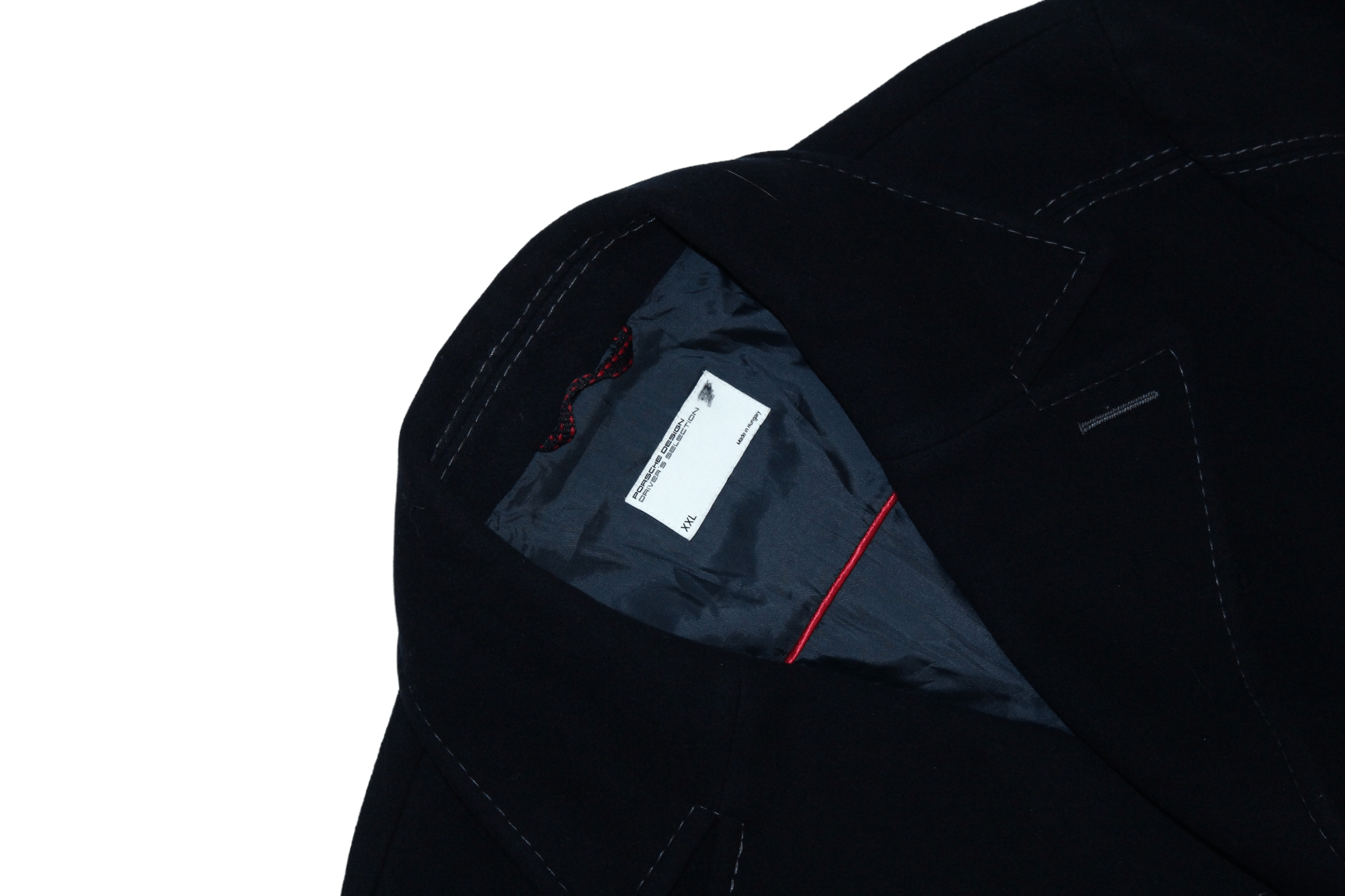 Porsche Design Porsche Design Driver's Selection Hybrid Wool Pea Coat Size US XXL / EU 58 / 5 - 3 Thumbnail