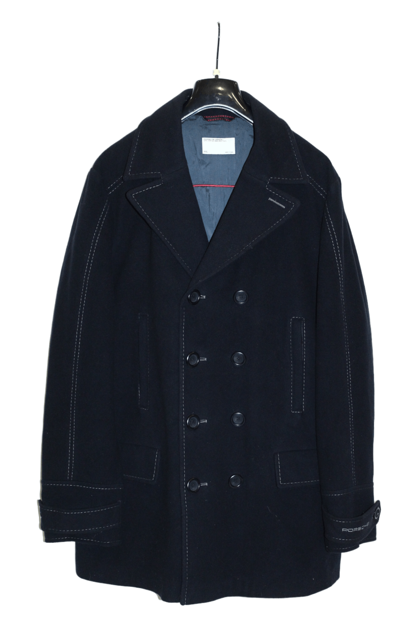 Porsche Design Porsche Design Driver's Selection Hybrid Wool Pea Coat Size US XXL / EU 58 / 5 - 13 Thumbnail