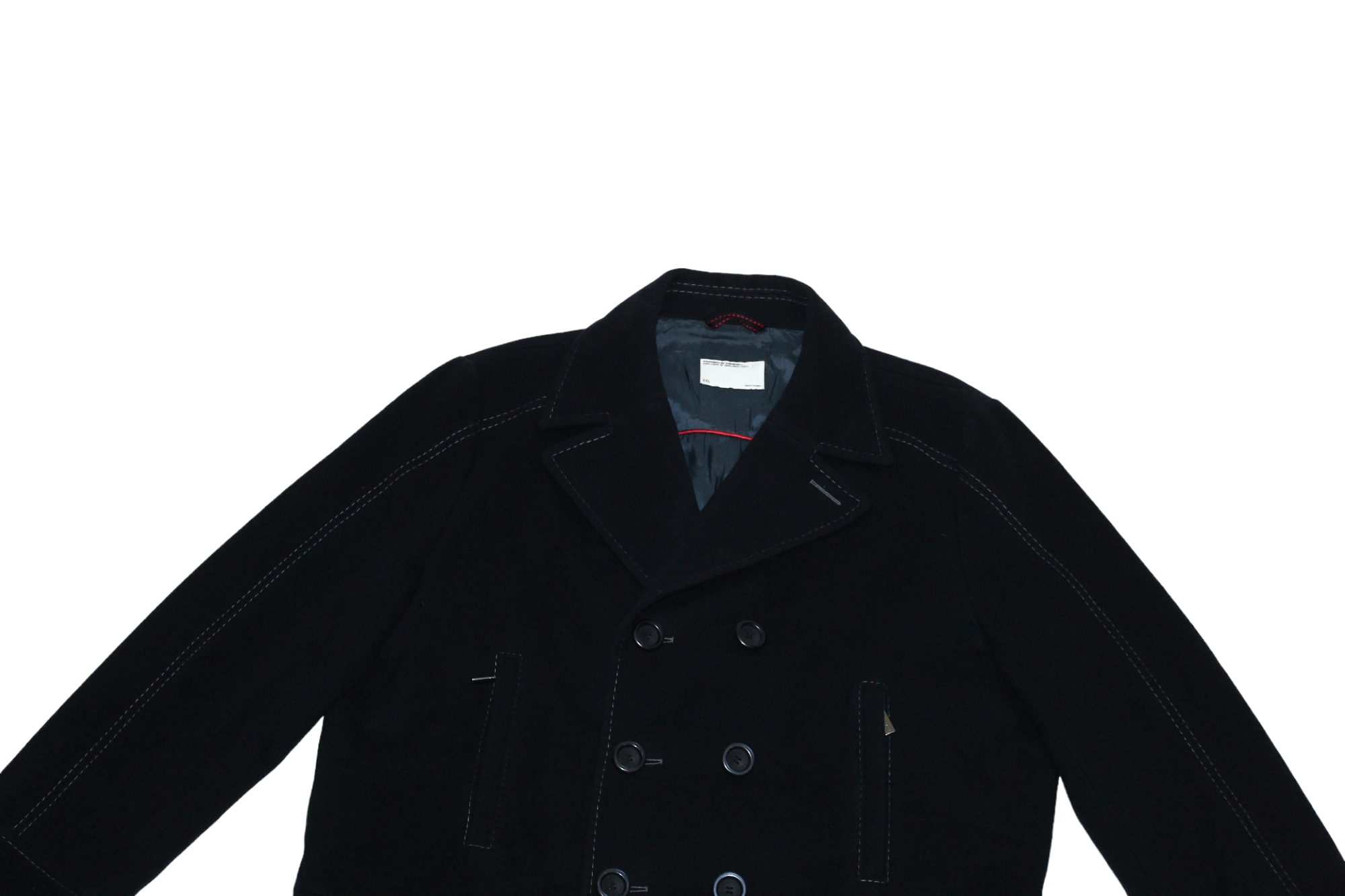 Porsche Design Porsche Design Driver's Selection Hybrid Wool Pea Coat Size US XXL / EU 58 / 5 - 14 Thumbnail