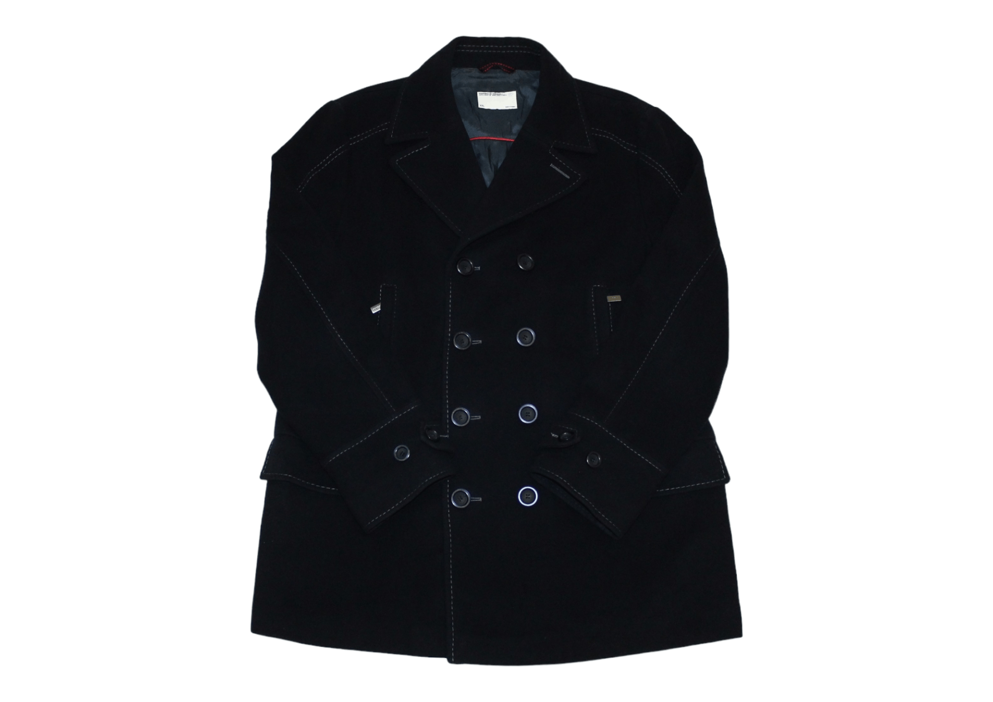Porsche Design Porsche Design Driver's Selection Hybrid Wool Pea Coat Size US XXL / EU 58 / 5 - 1 Thumbnail