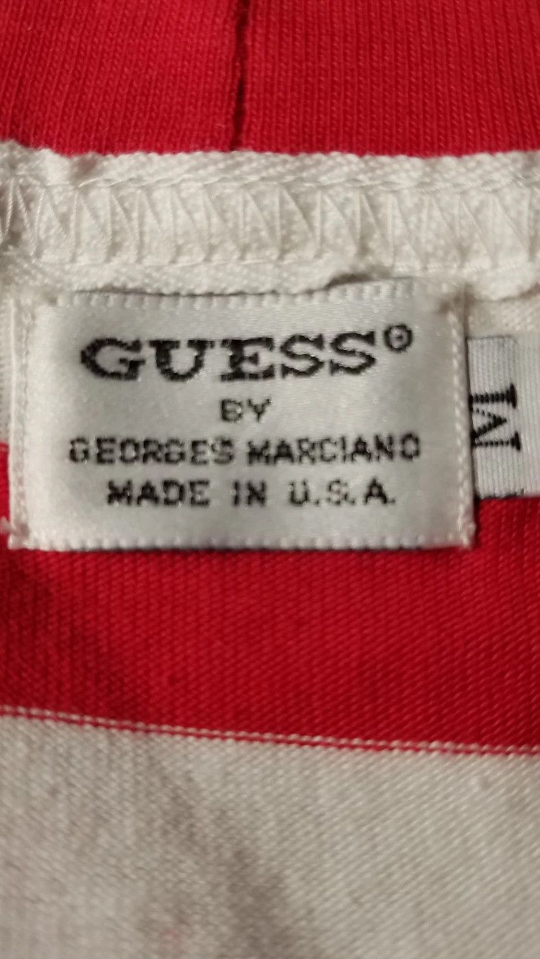 Guess New Vintage Guess Striped Red Medium Candy Cane ASAP Macys Size US M / EU 48-50 / 2 - 6 Thumbnail