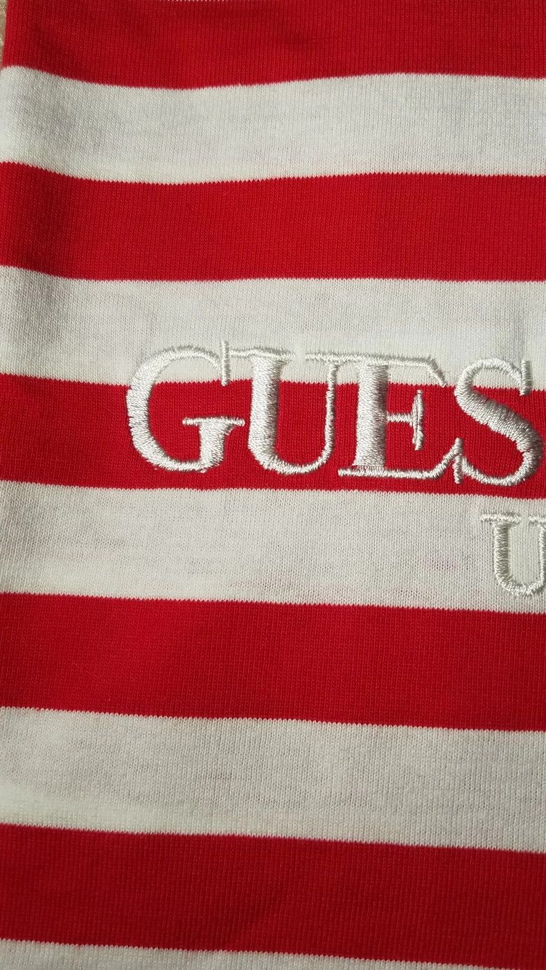 Guess New Vintage Guess Striped Red Medium Candy Cane ASAP Macys Size US M / EU 48-50 / 2 - 2 Thumbnail