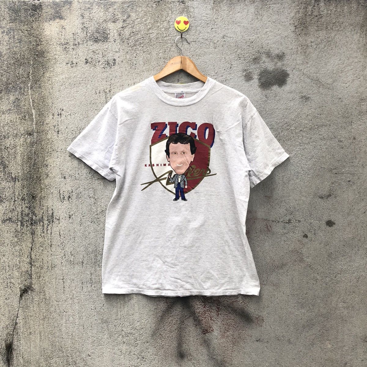 Vintage 90s zico kashima tshirt footballer