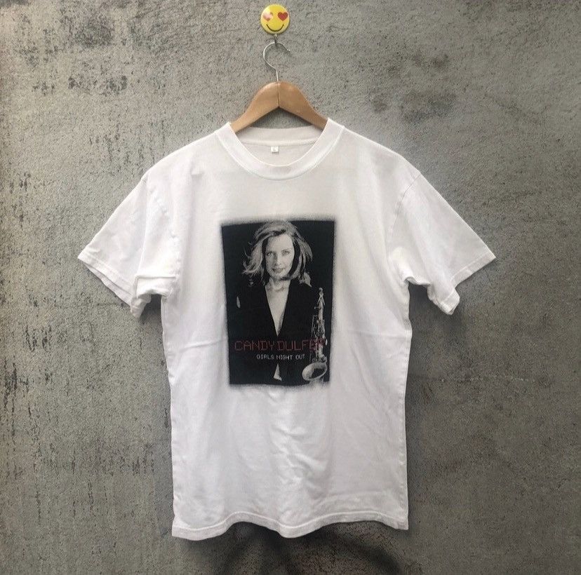 Vintage 90s candy dulfer tshirt american singer artist