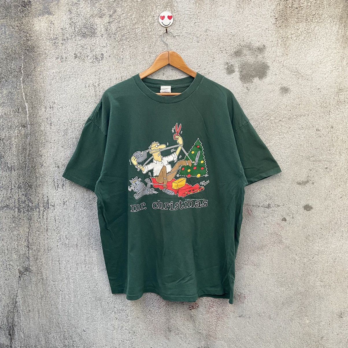Vintage 90s jim benton tshirt mr christmas